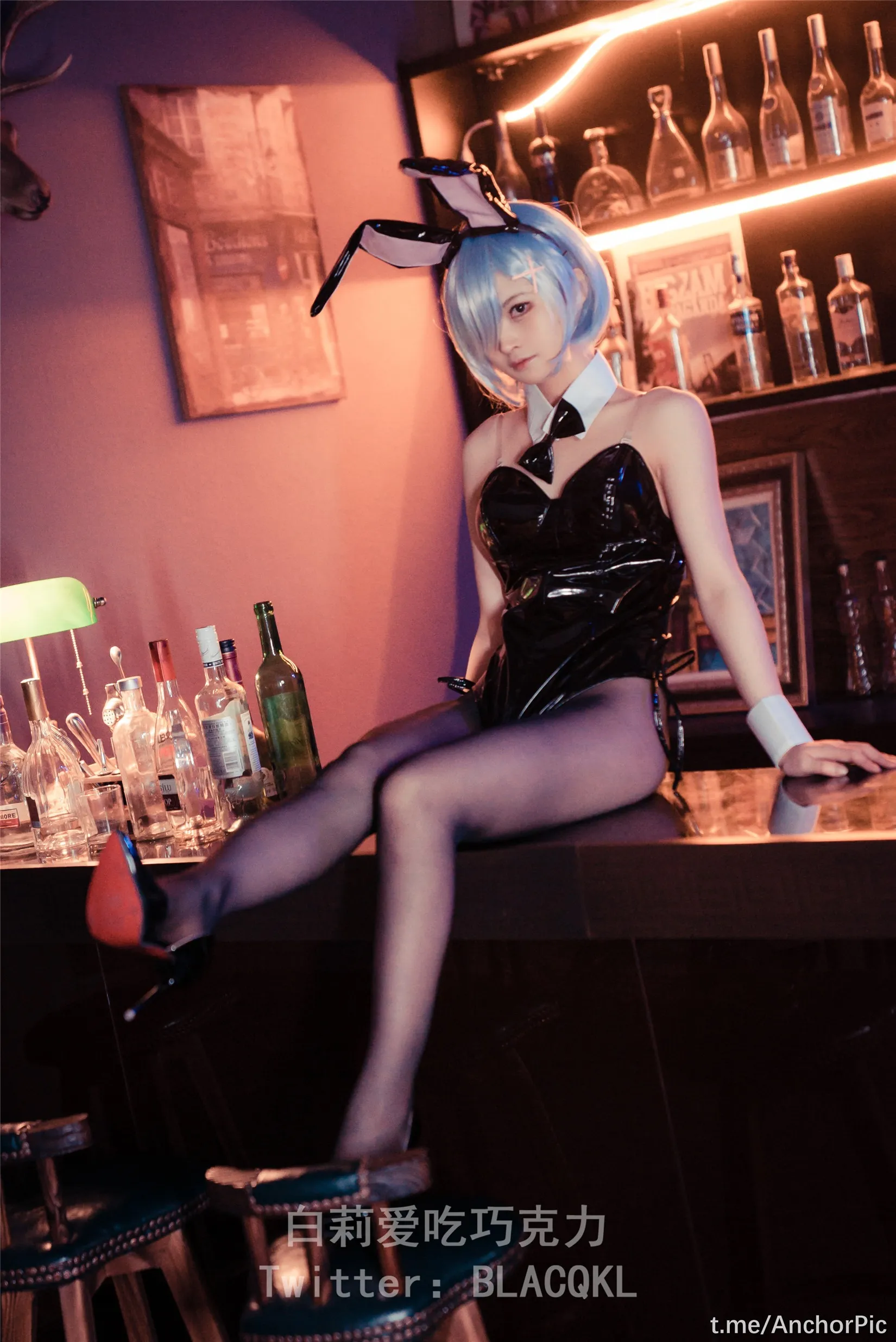 白莉爱吃巧克力蕾姆兔女郎71P0625独家发布