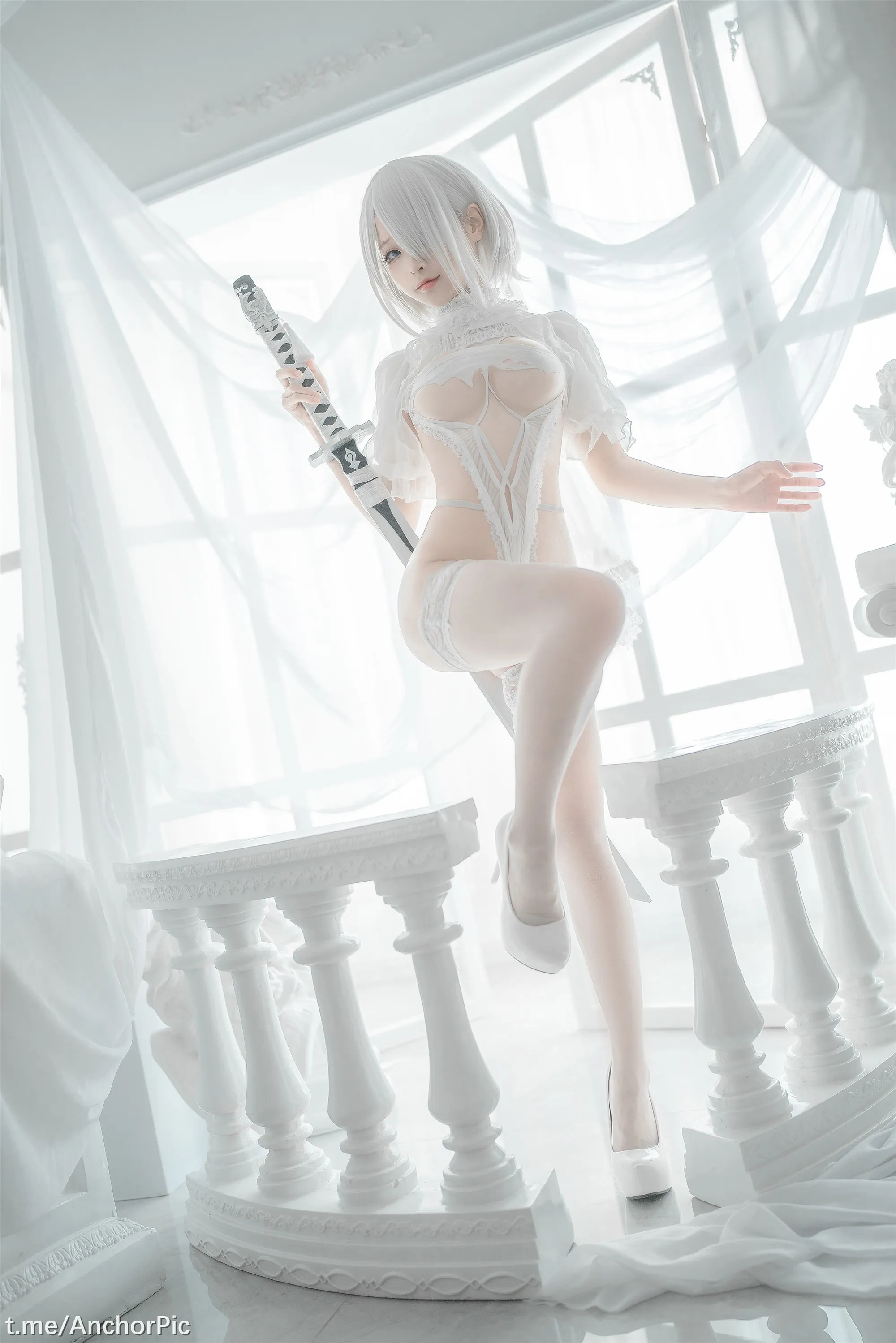 蠢沫沫2B白婚纱60P0704精选