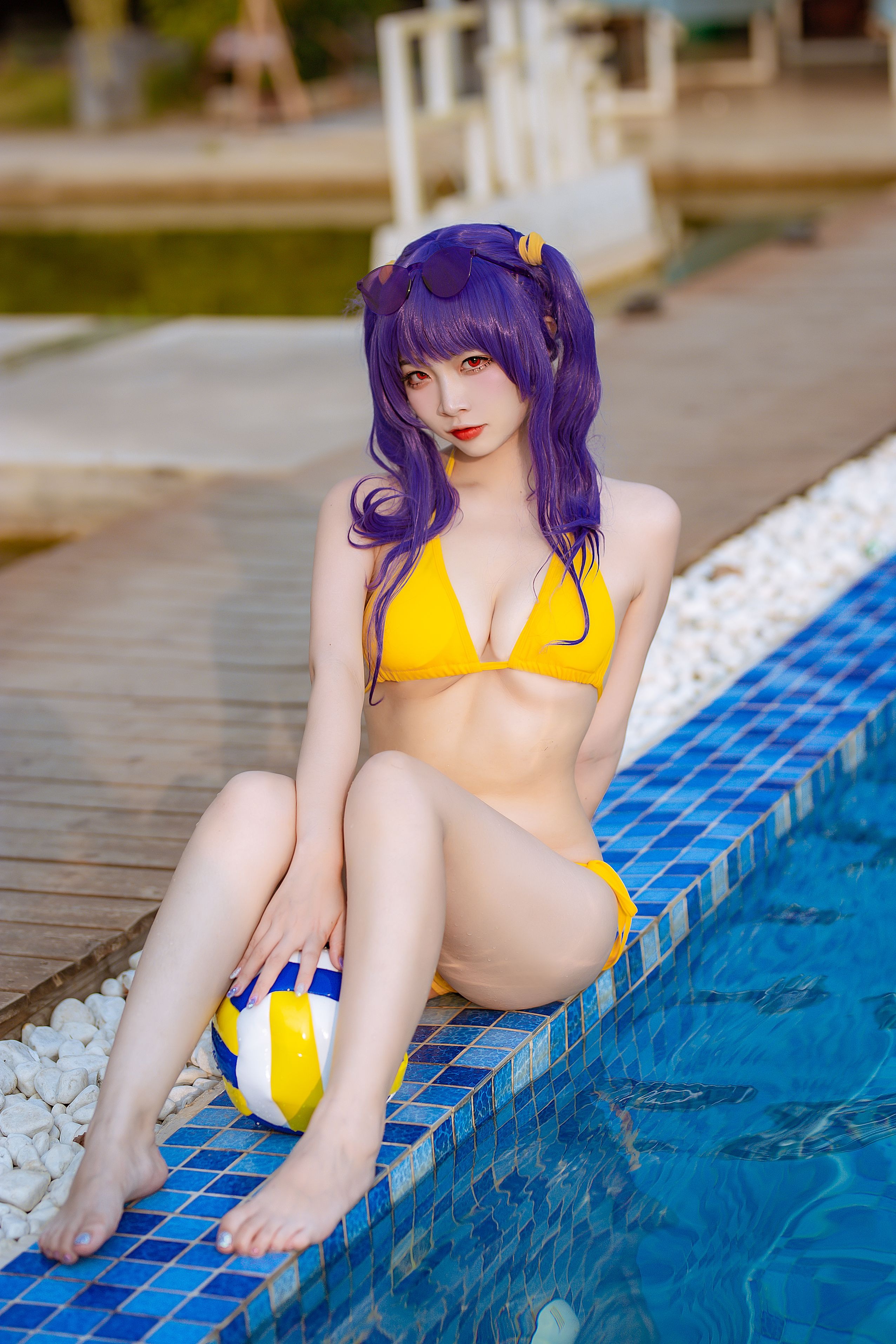 二佐Nisa碧蓝波拉泳装20P364MB1222原版写真