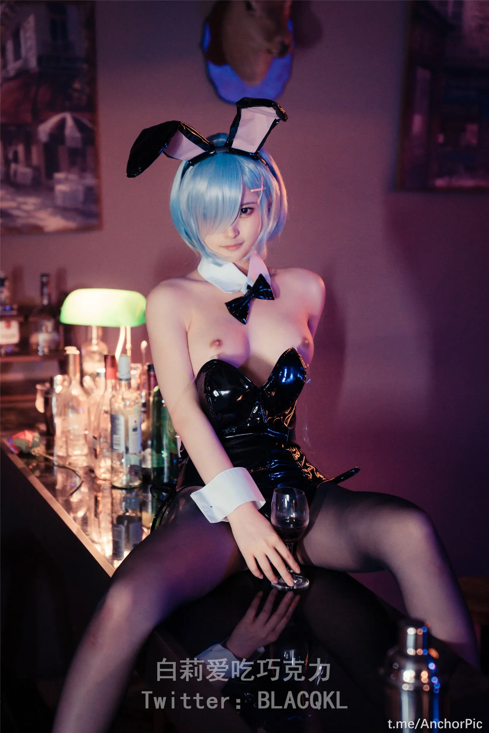 白莉爱吃巧克力蕾姆兔女郎71P0625独家发布