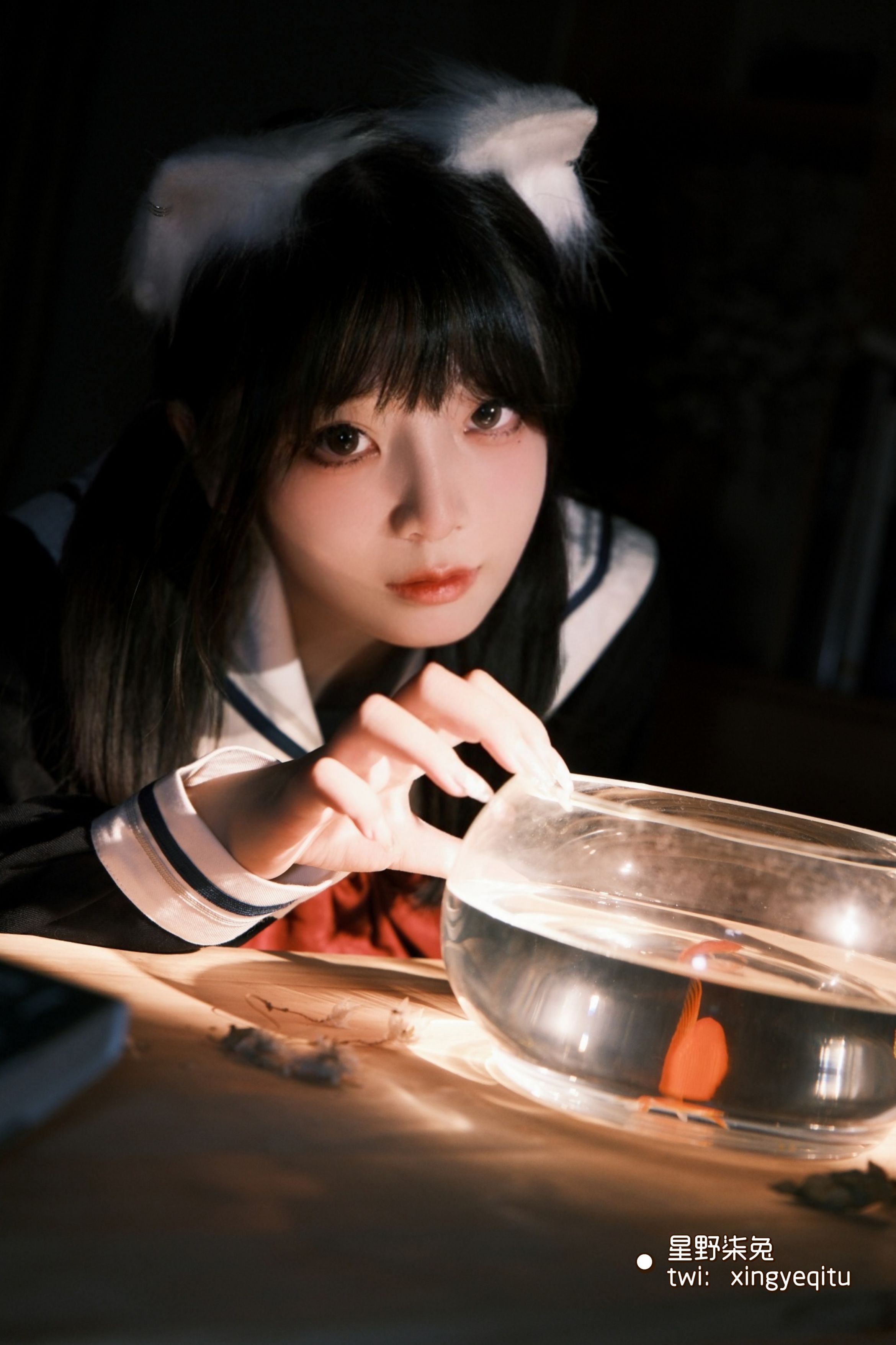 星野柒兔放课后的吔鱼少女59P1V417MB放学少女主题cos59张1视频417MB完整合集