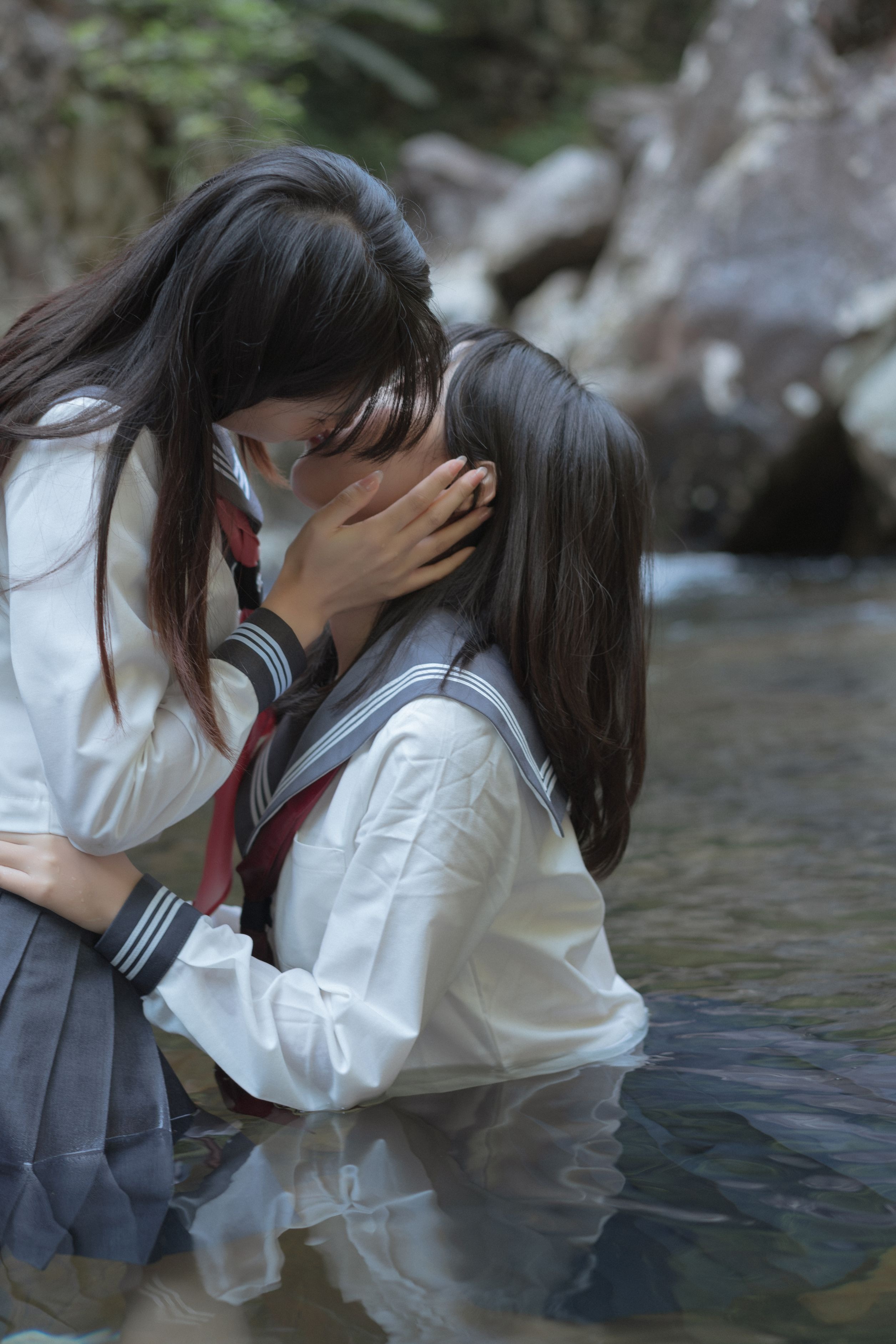 萌芽儿X请叫我若生小溪JK百合限时福利