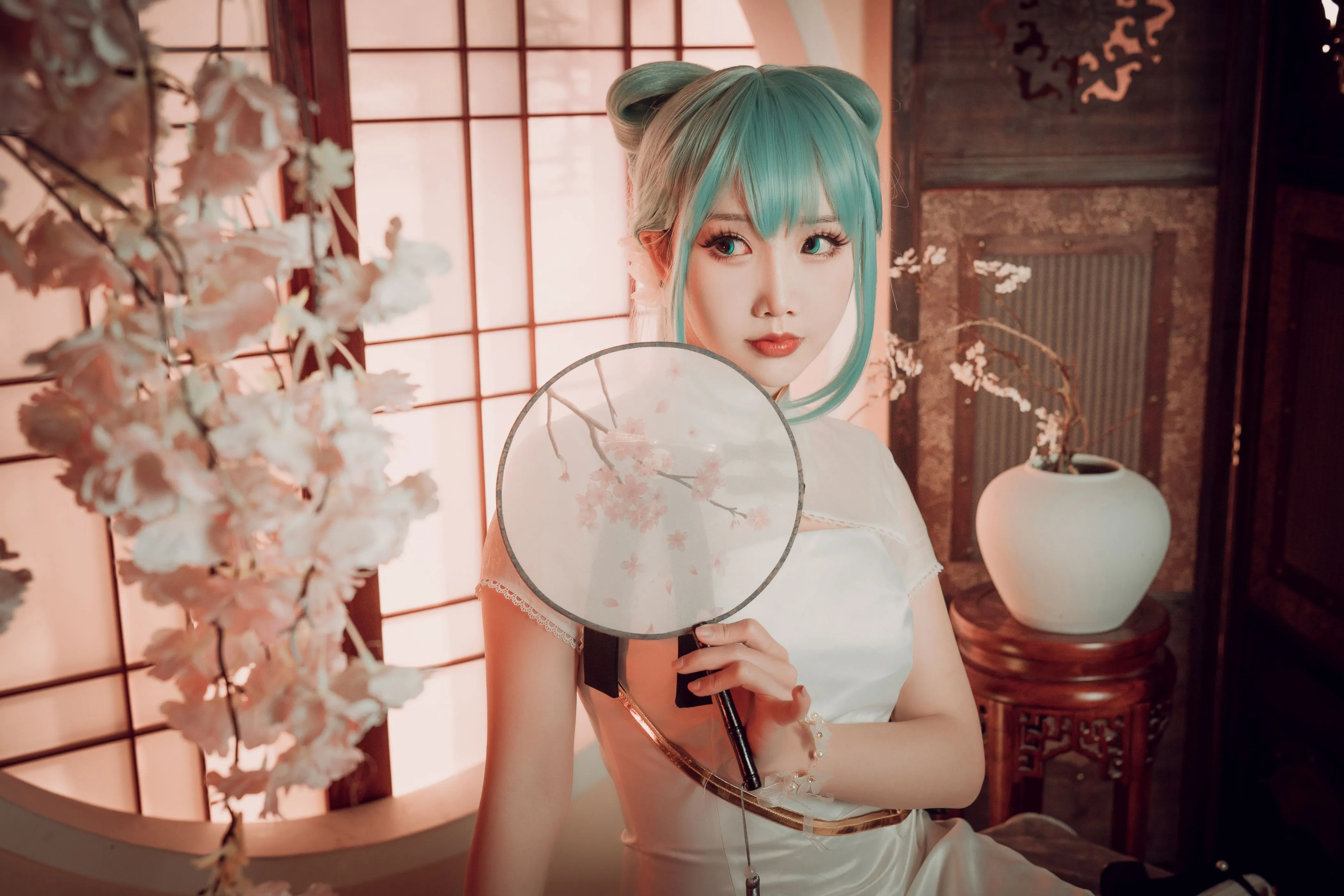 面饼仙儿初音旗袍28P514MB热门写真