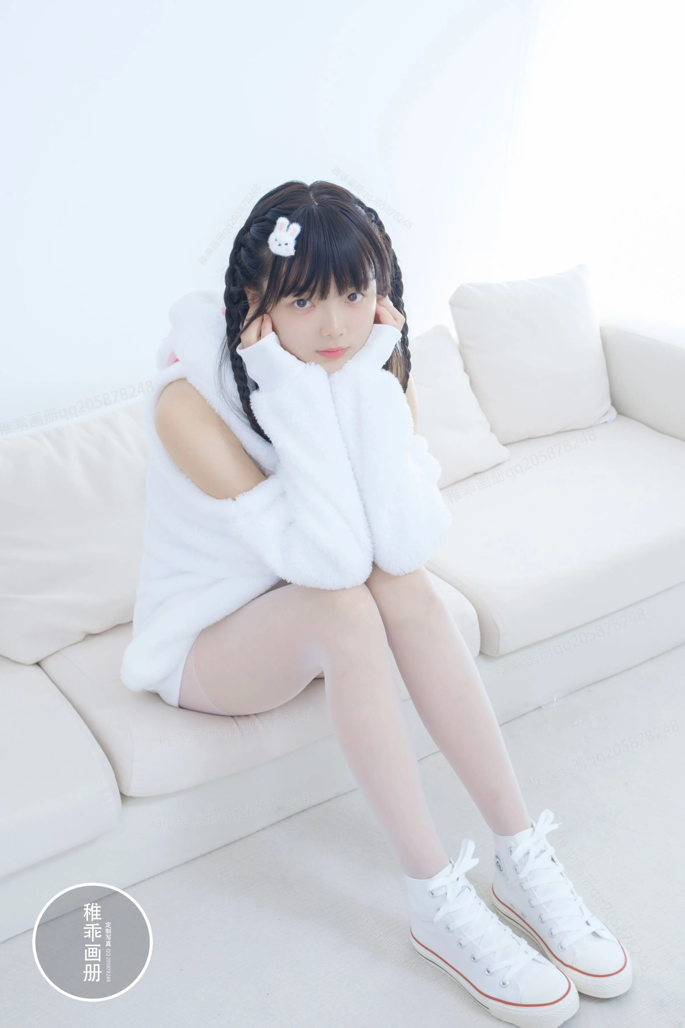 稚乖画册晴空10夜夜白丝双马尾80P1V185GB1016全集