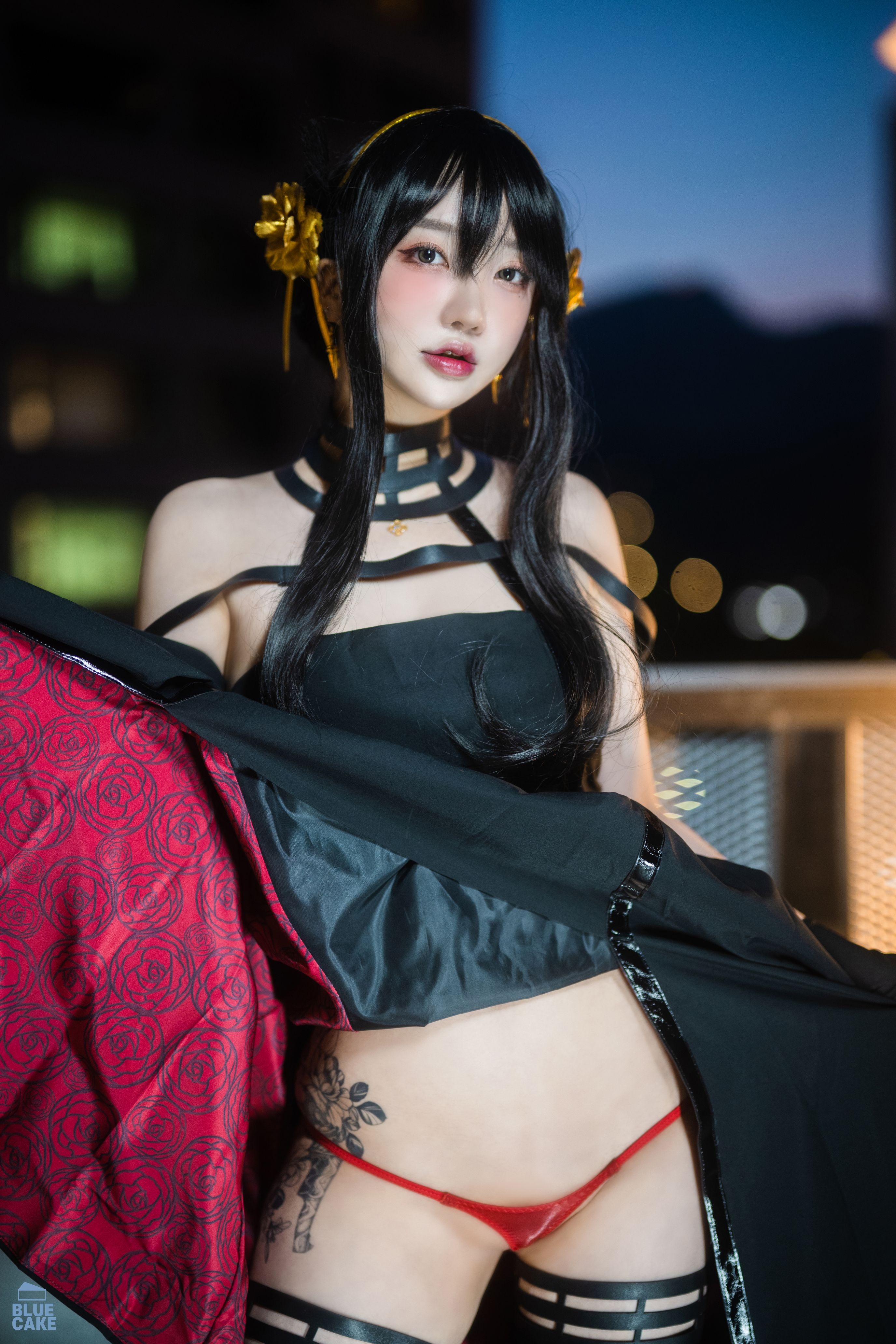 YeEun_BlackRose_RED043精选