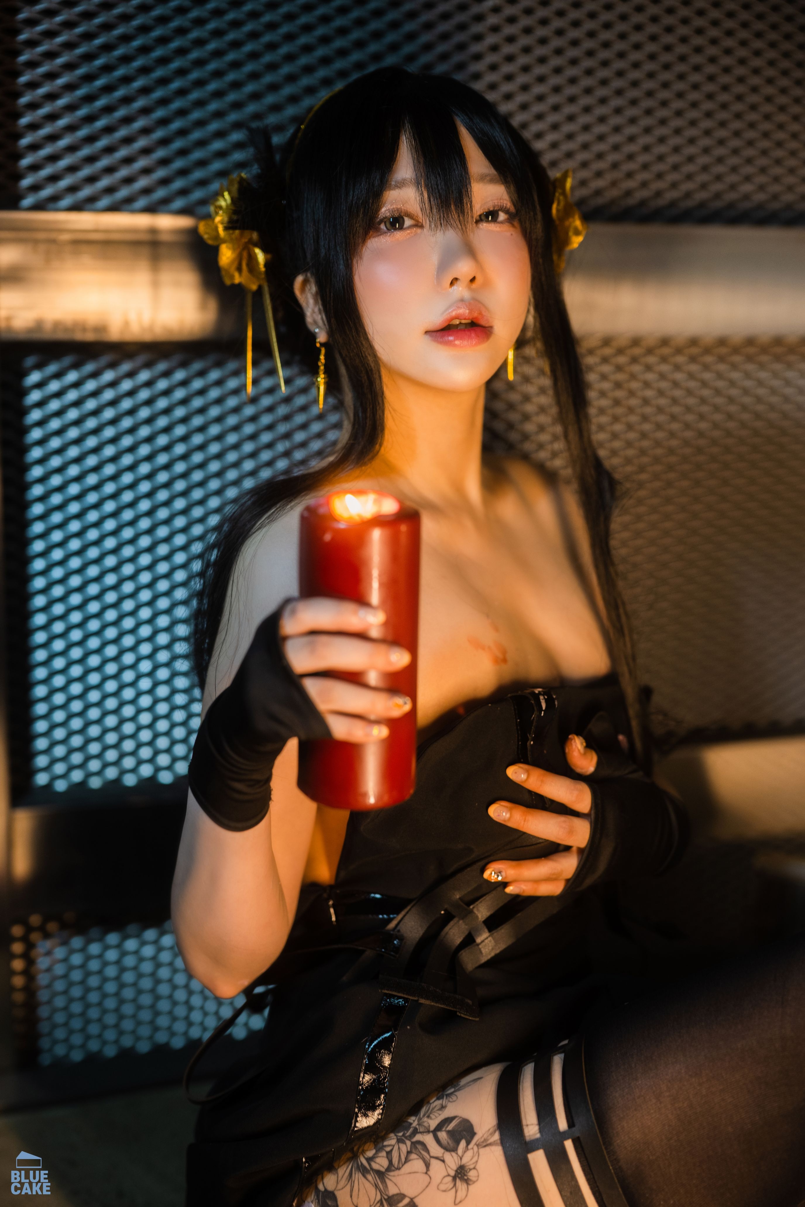 YeEun_BlackRose_RED043精选