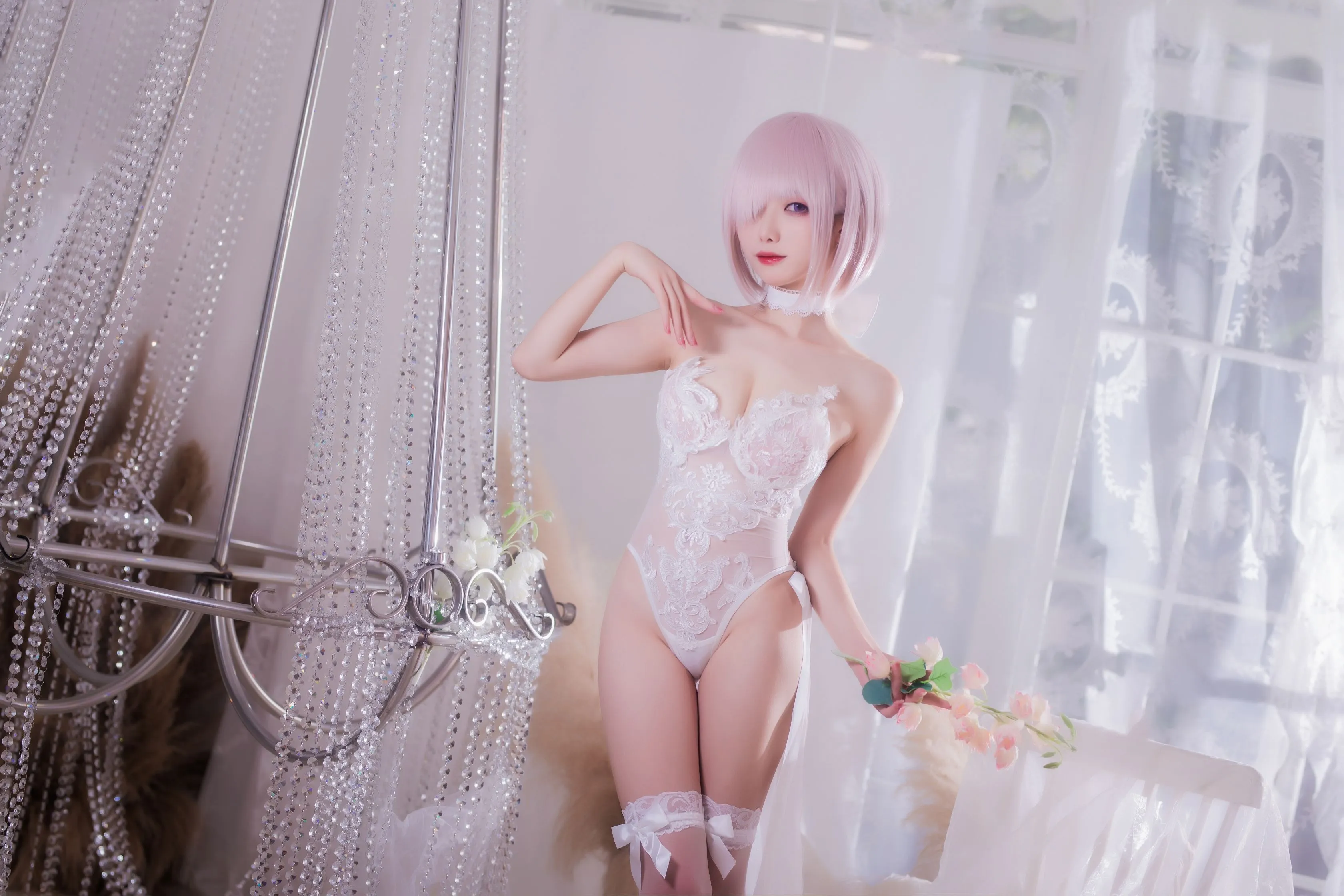 封疆疆v玛修婚纱网红写真