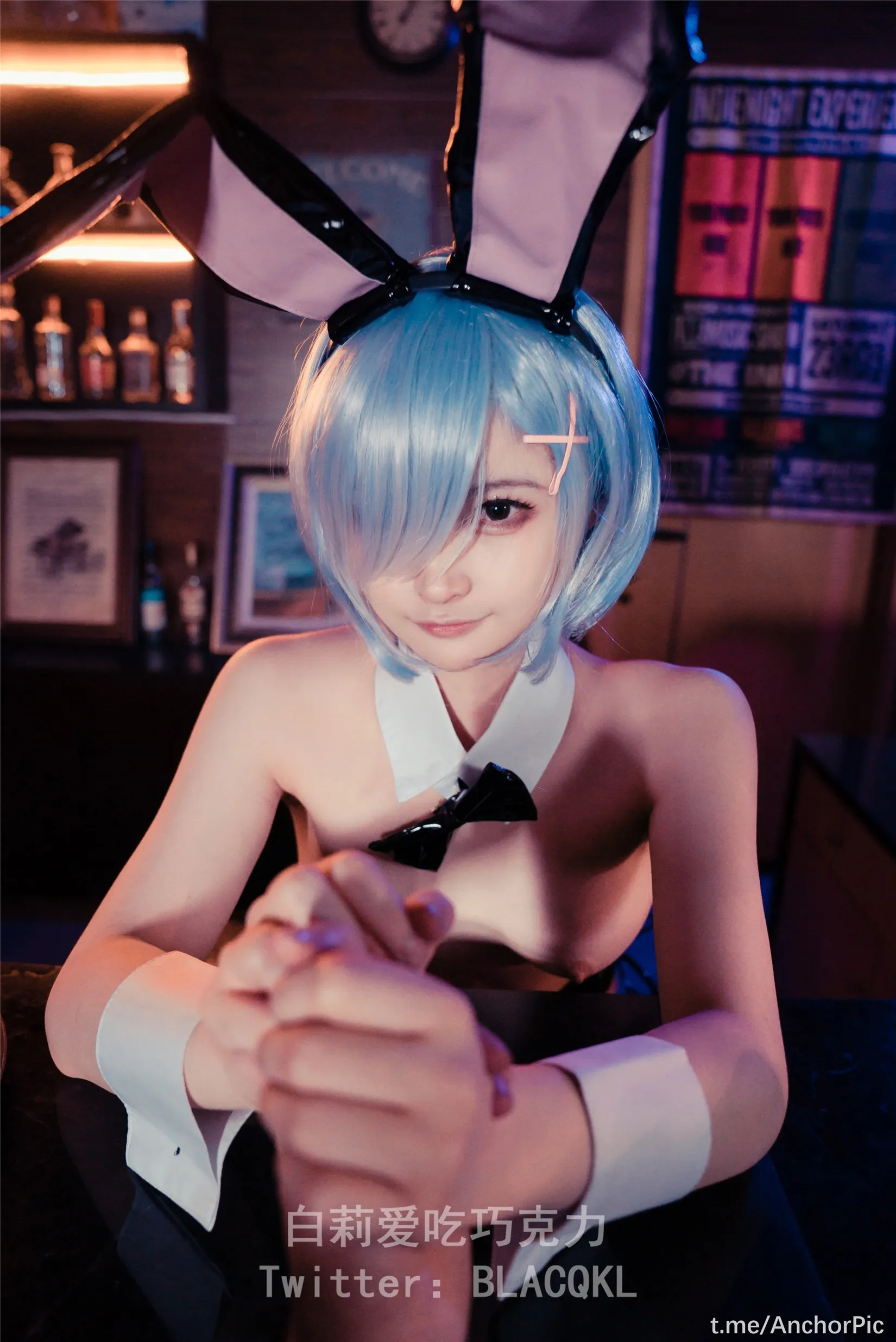 白莉爱吃巧克力蕾姆兔女郎71P0625独家发布