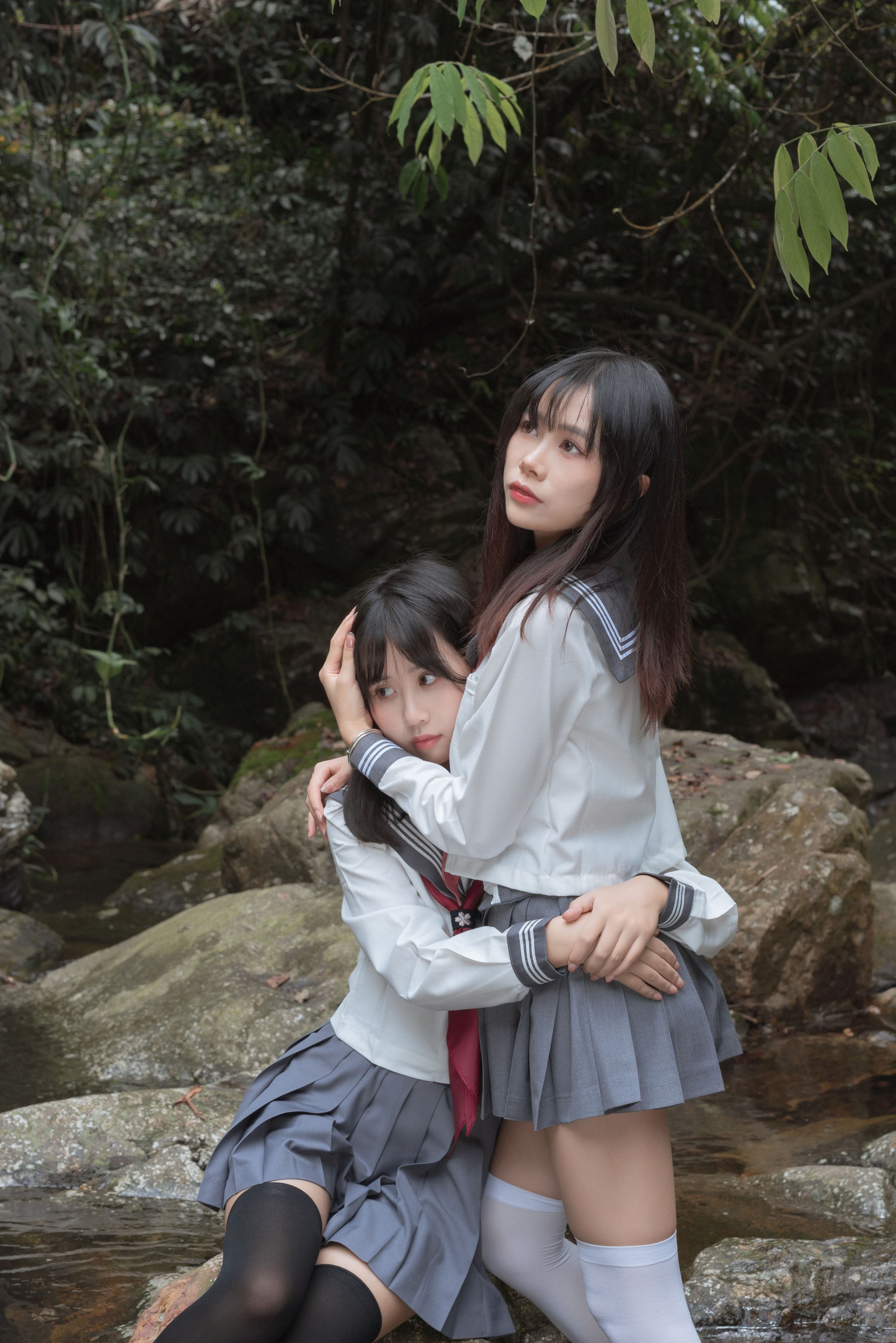 萌芽儿X请叫我若生小溪JK百合限时福利