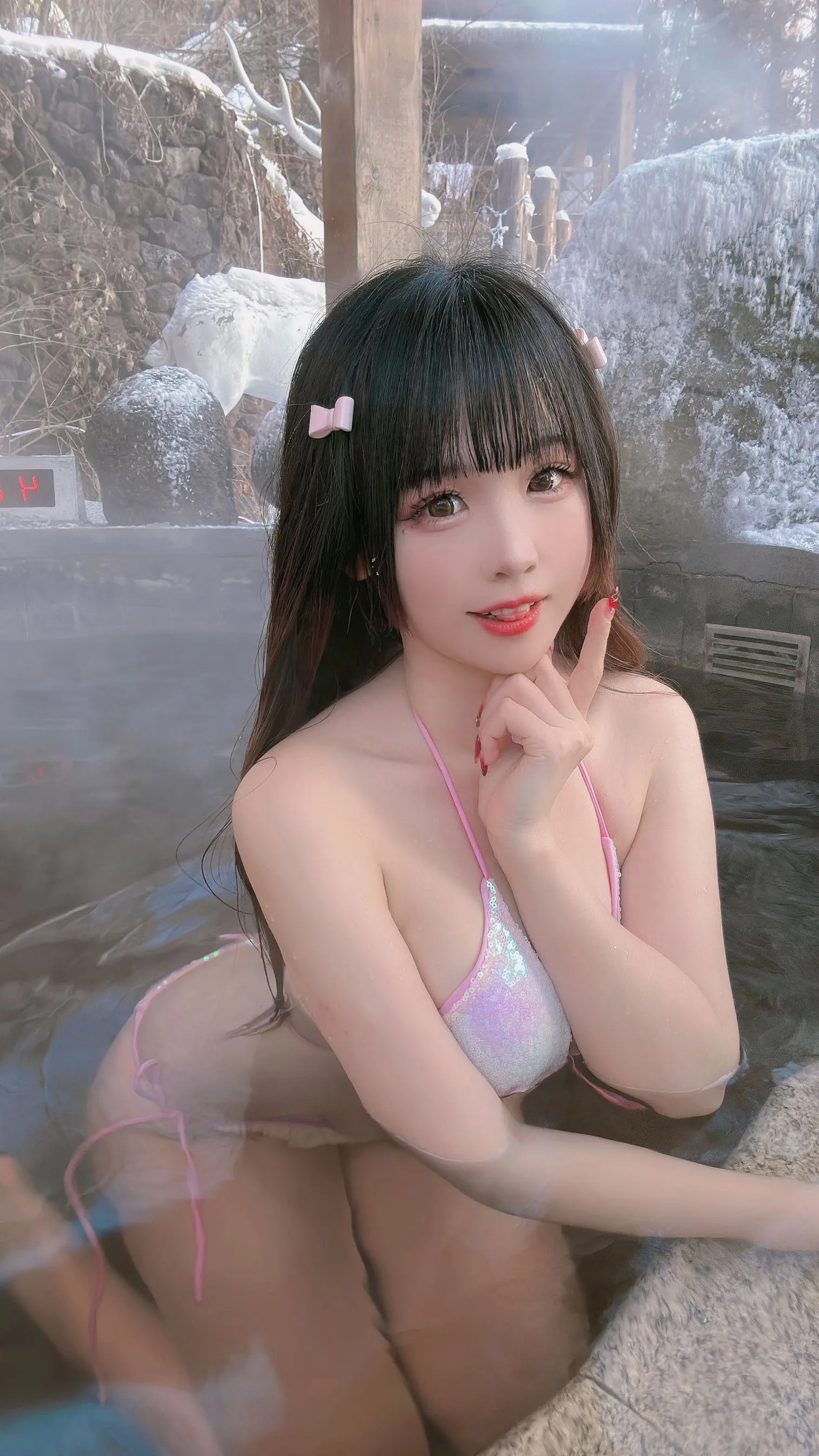 miko酱mikoの雪地温泉1月27打赏群资源0127套图