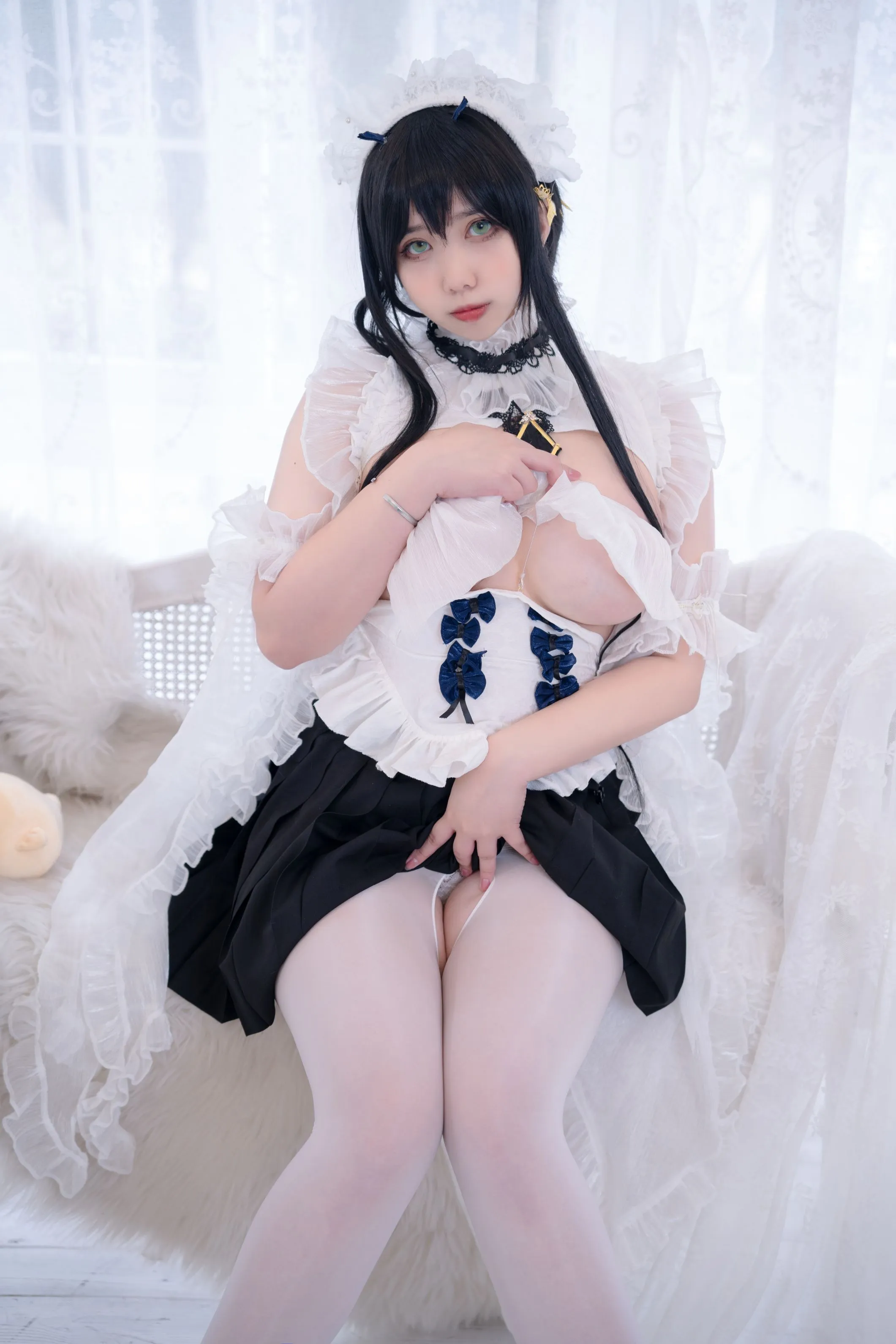 魅瞳Meroko002碧蓝航线不挠女仆没干劲的小姐姐53P745MB0928高分推荐