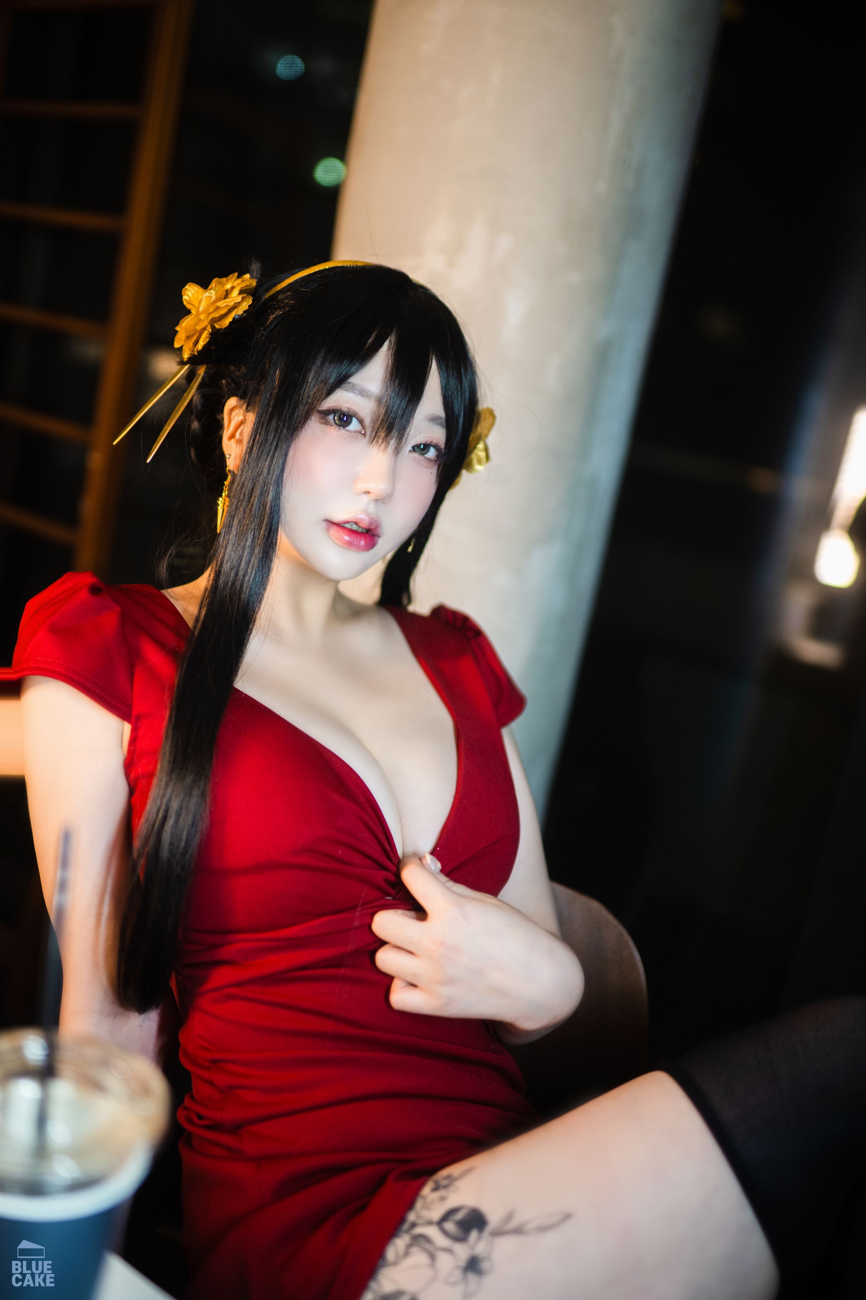 YeEun_BlackRose_RED043精选
