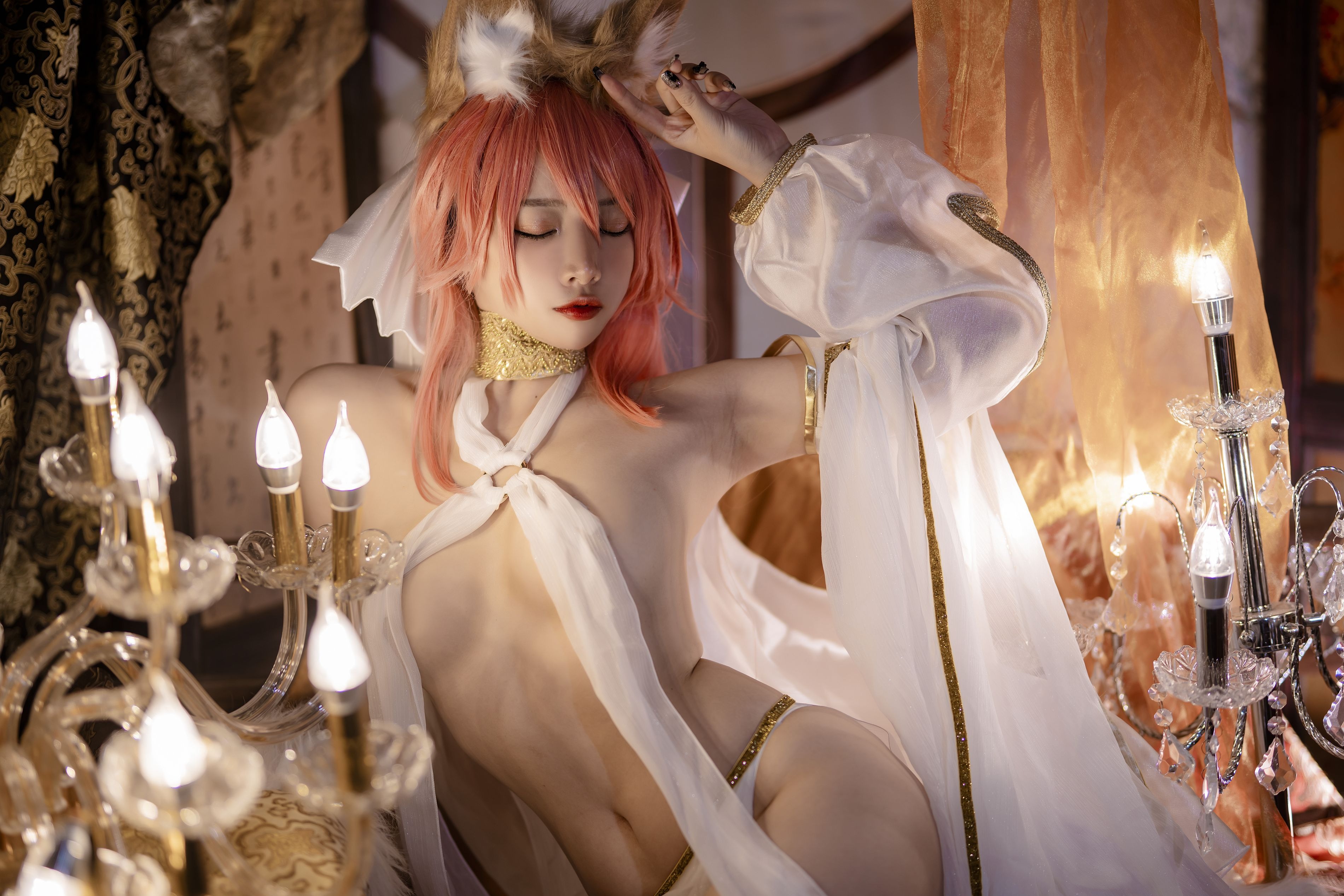 二佐Nisa玉藻前舞娘237PFate玉藻前舞娘二佐Nisa37张cos网红写真
