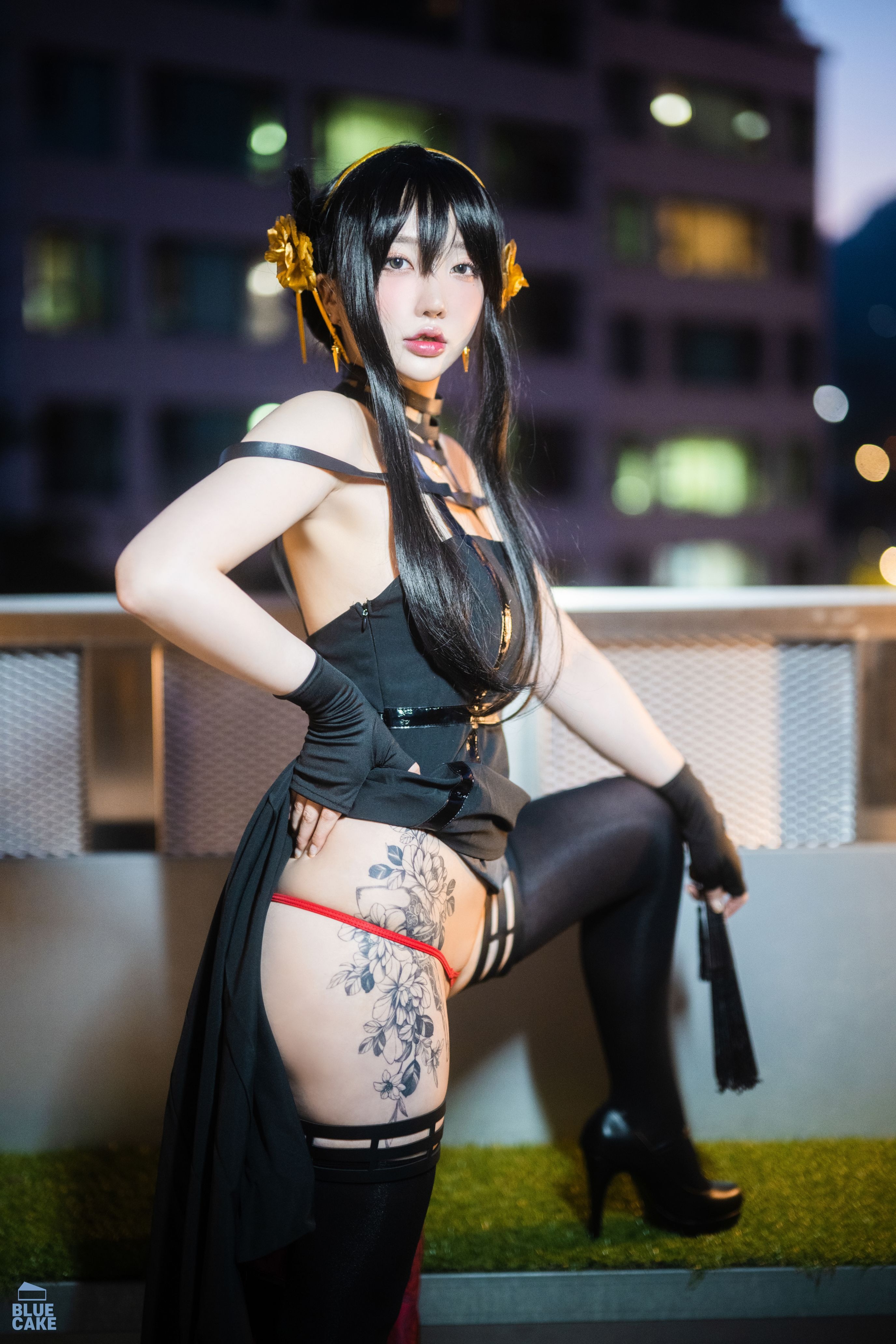 YeEun_BlackRose_RED043精选