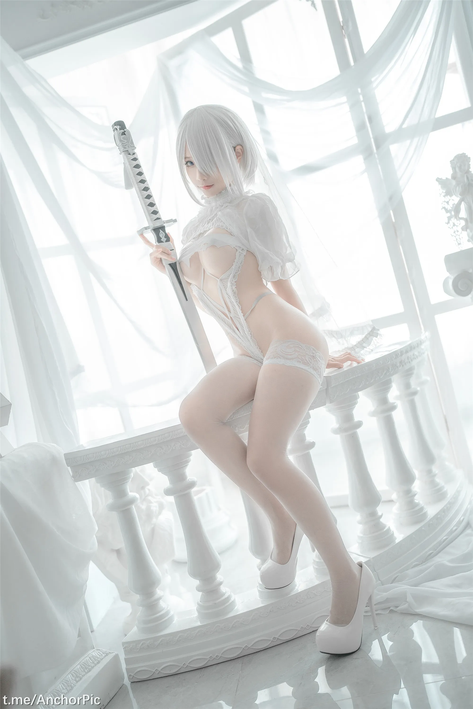 蠢沫沫2B白婚纱60P0704精选