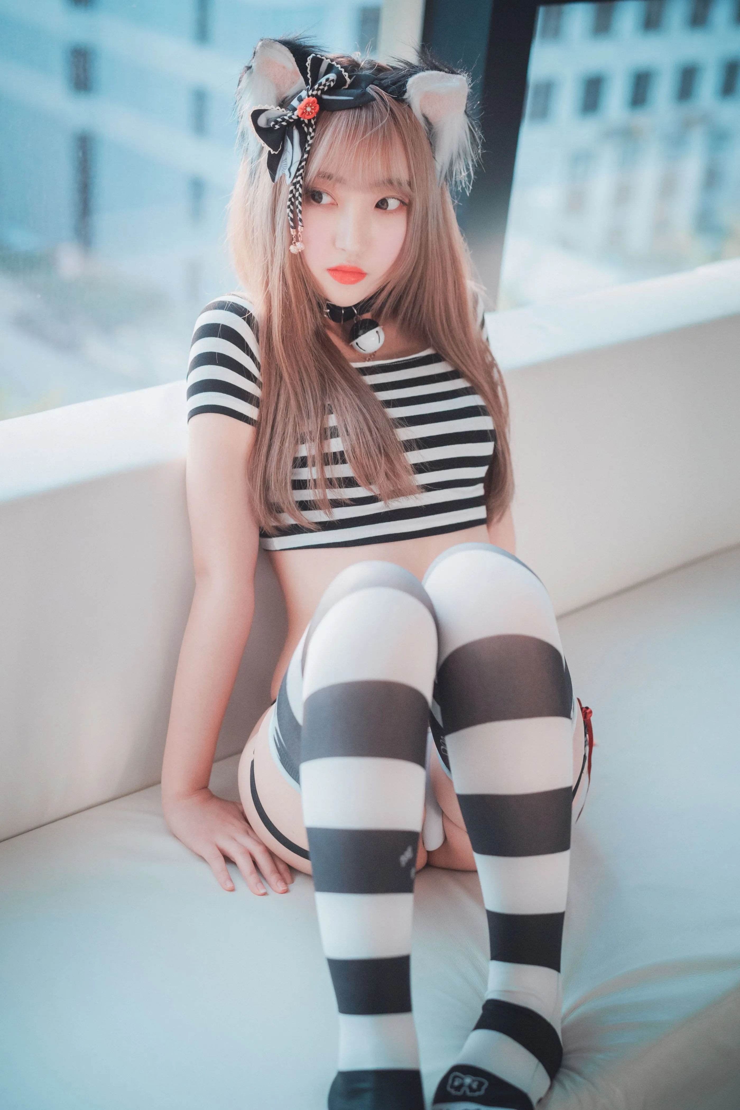 Hanari???DJAWACatgirlinStripes91P814MB高清无水印