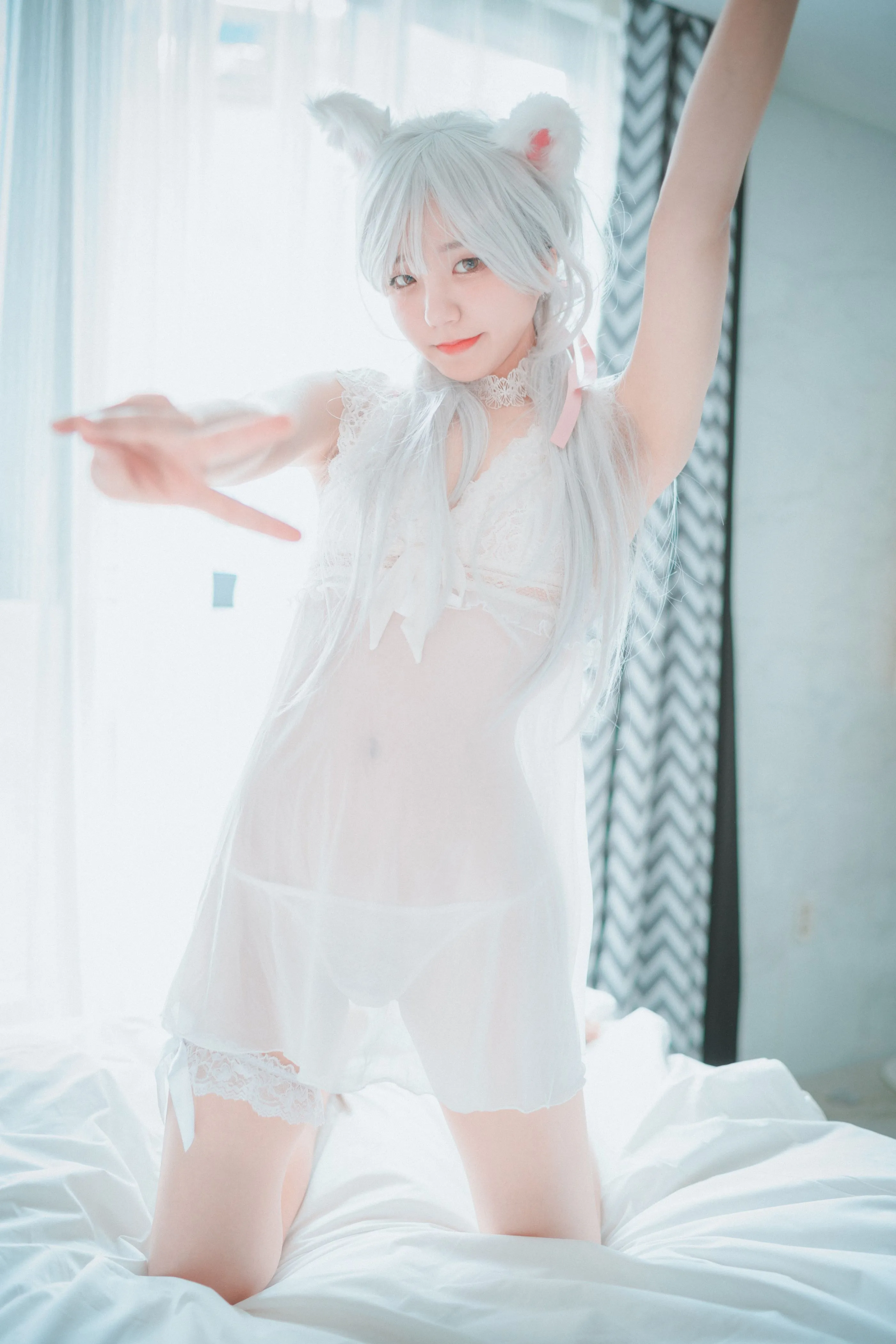 Jenny???DJAWASchwarzundWei?Katzenmadchen66P463MB每日更新