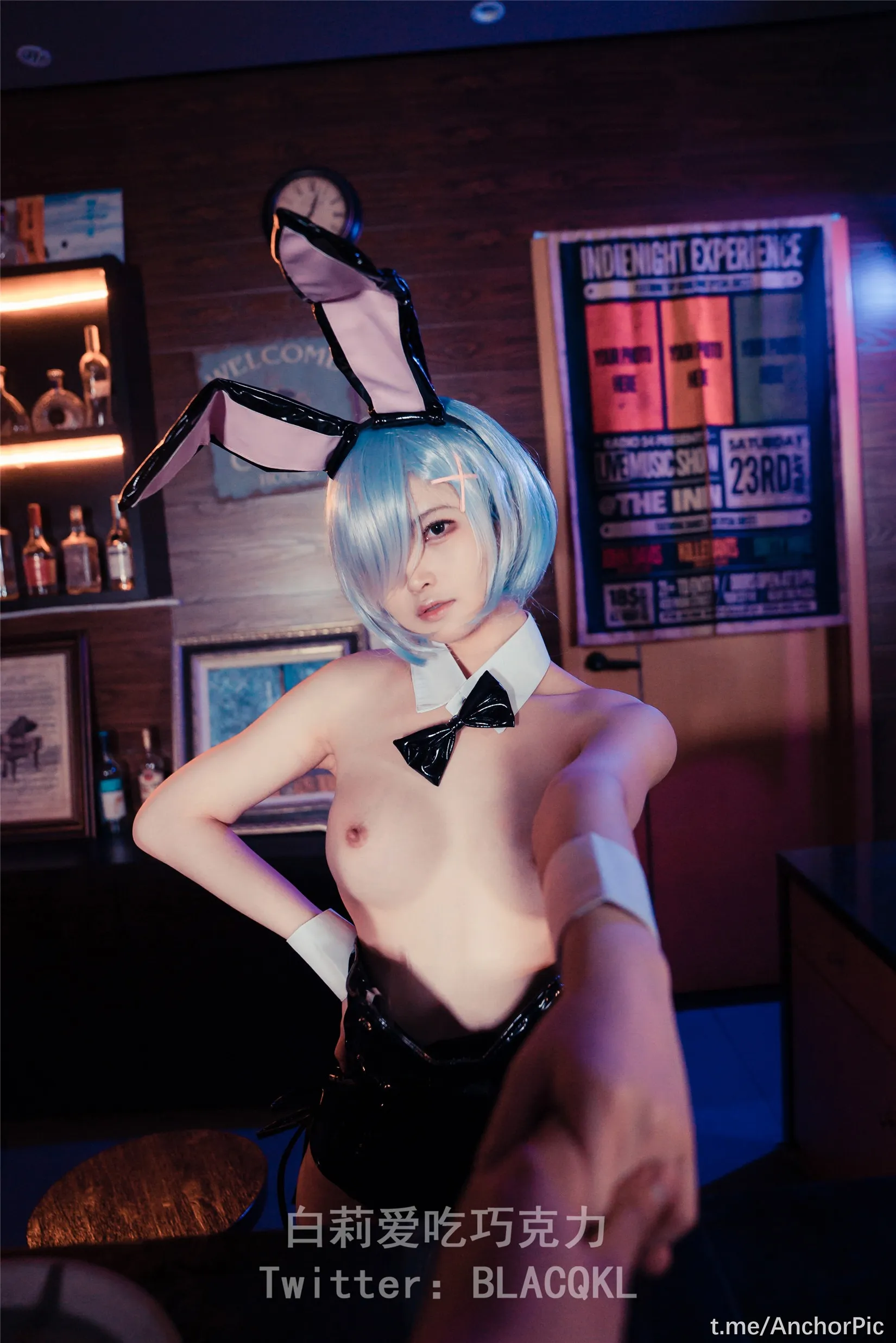 白莉爱吃巧克力蕾姆兔女郎71P0625独家发布