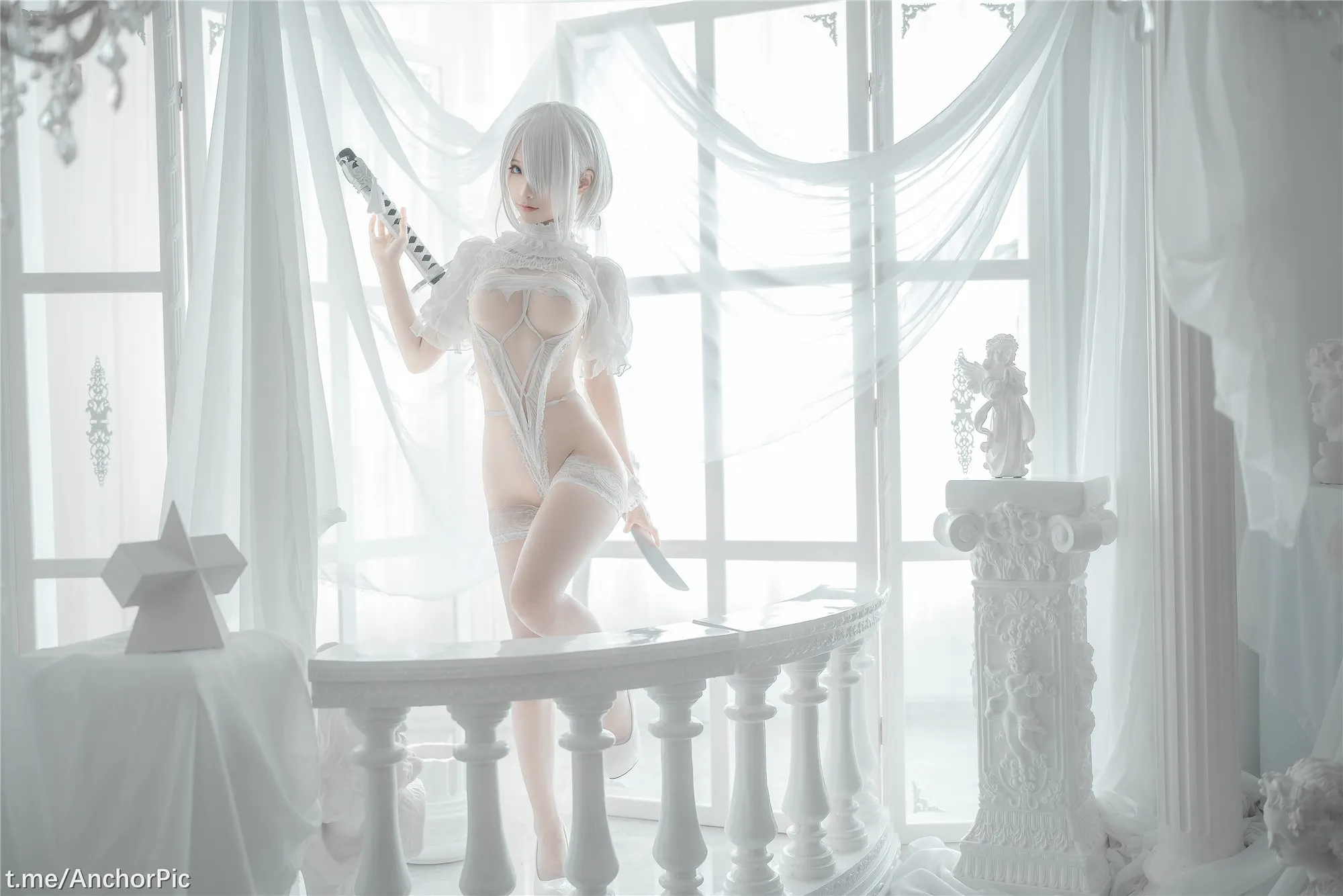 蠢沫沫2B白婚纱60P0704精选