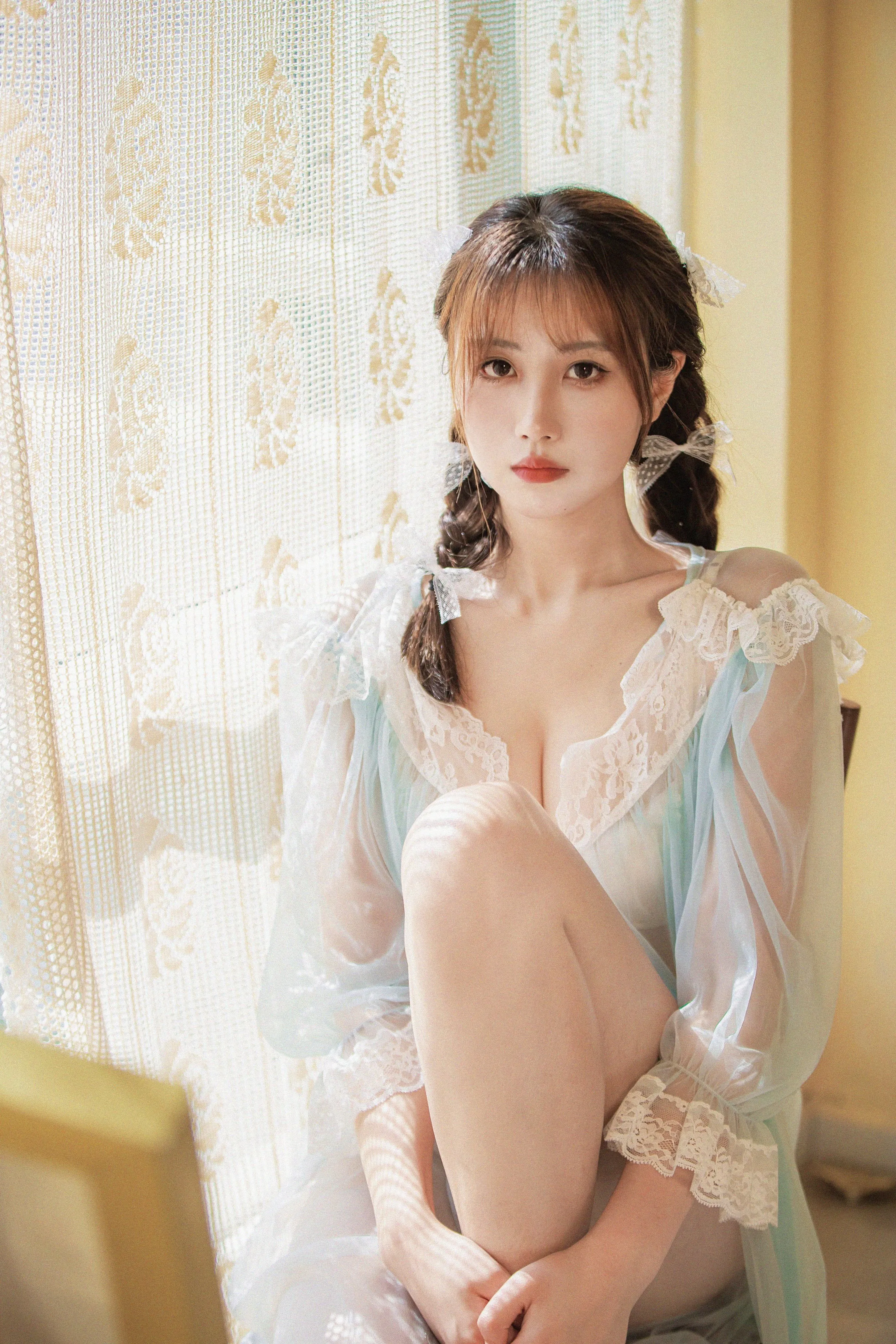 NO022蓝纱衣40P596MB高清无水印