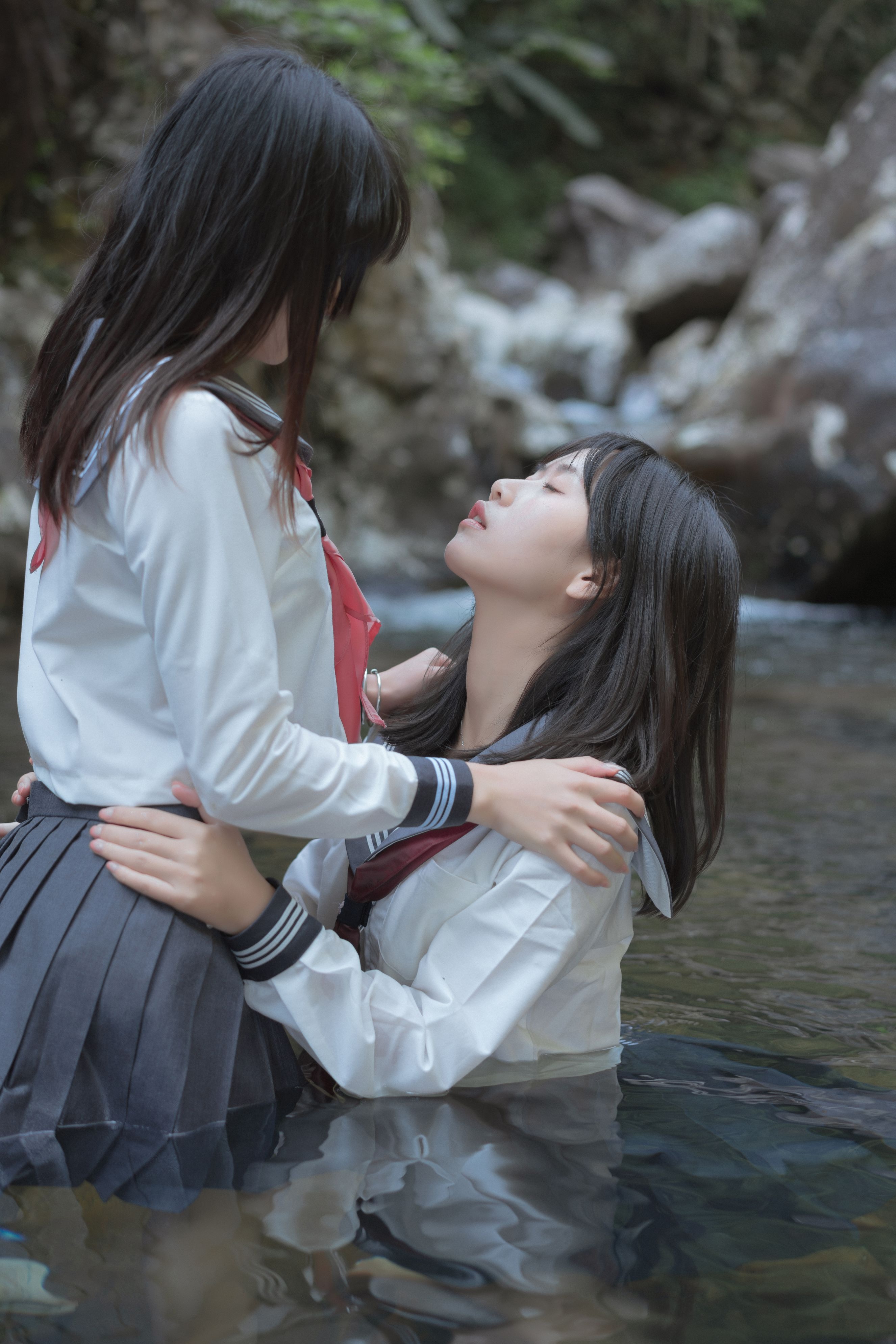 萌芽儿X请叫我若生小溪JK百合限时福利