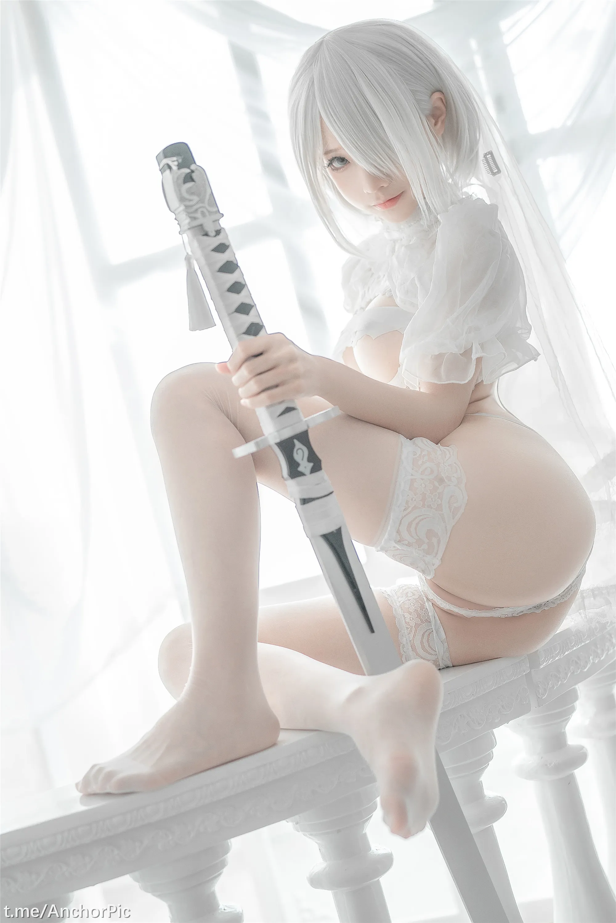 蠢沫沫2B白婚纱60P0704精选