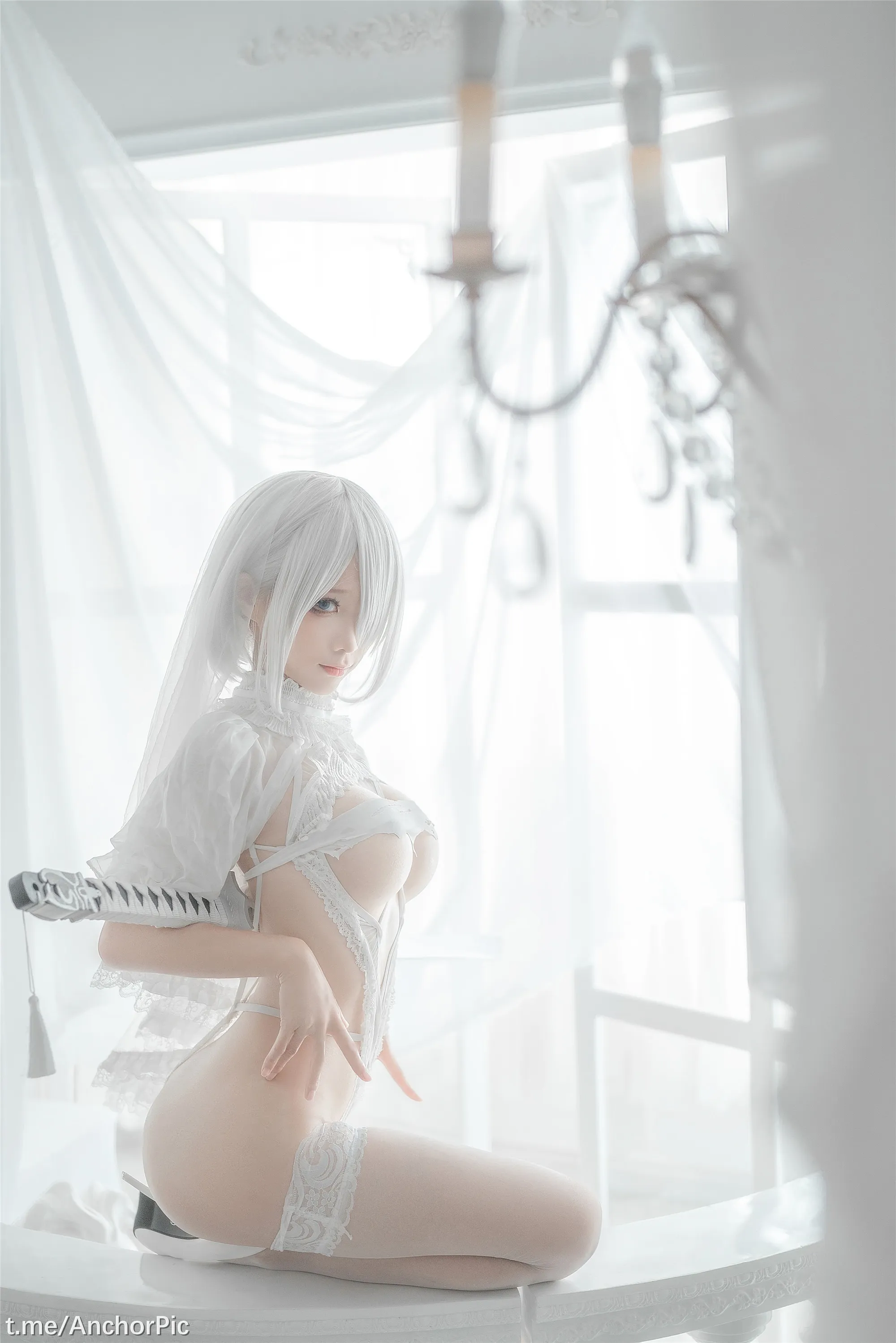 蠢沫沫2B白婚纱60P0704精选
