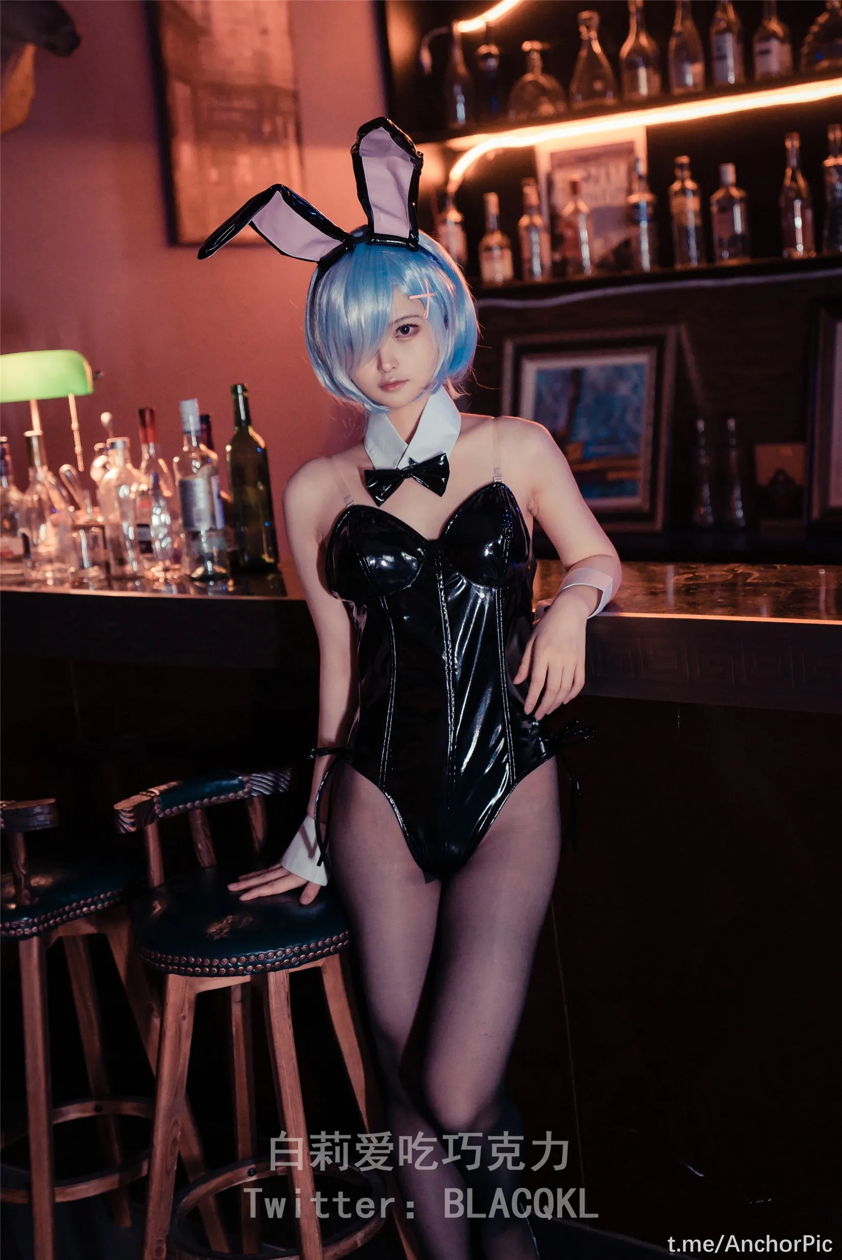 白莉爱吃巧克力蕾姆兔女郎71P0625独家发布