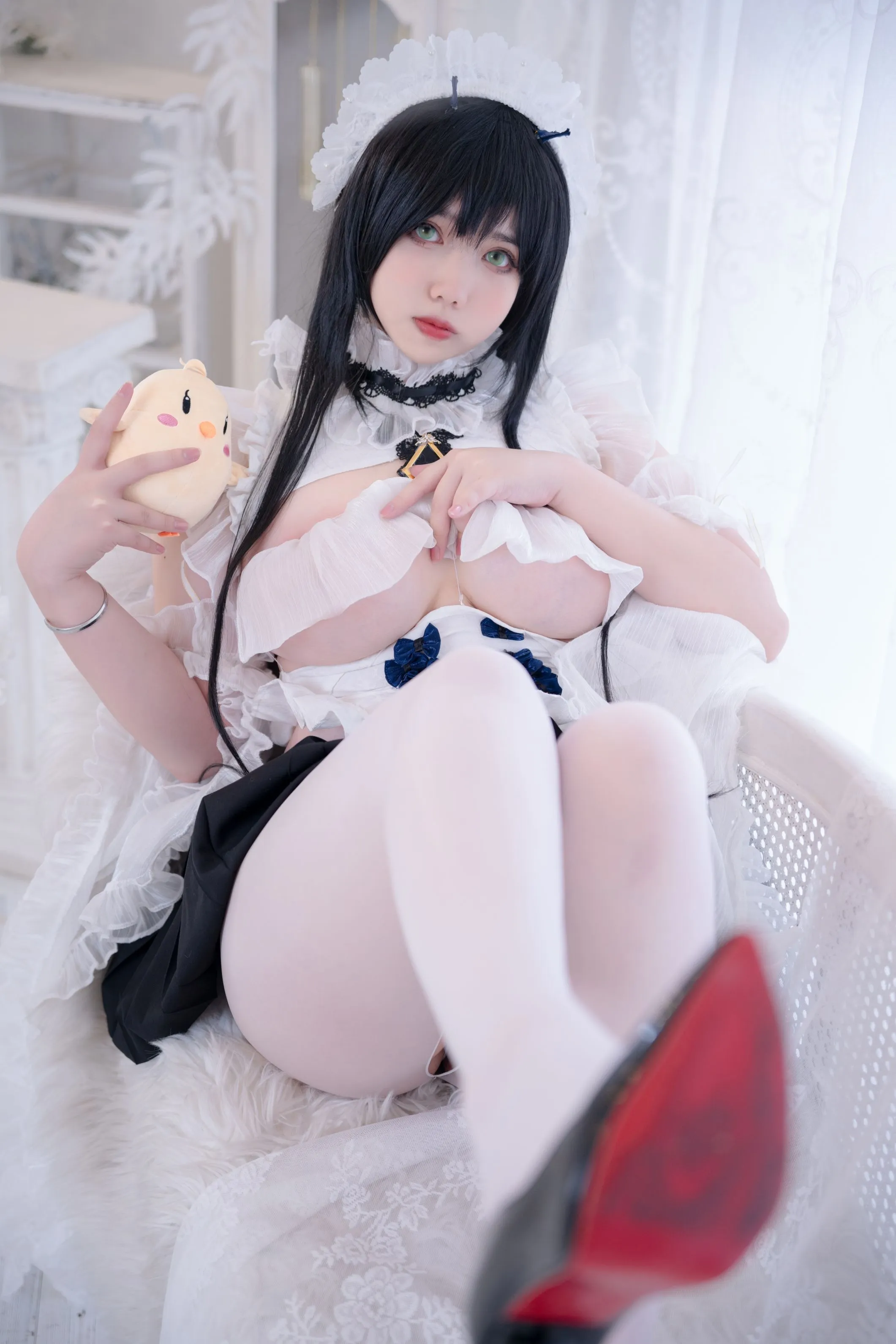 魅瞳Meroko002碧蓝航线不挠女仆没干劲的小姐姐53P745MB0928高分推荐