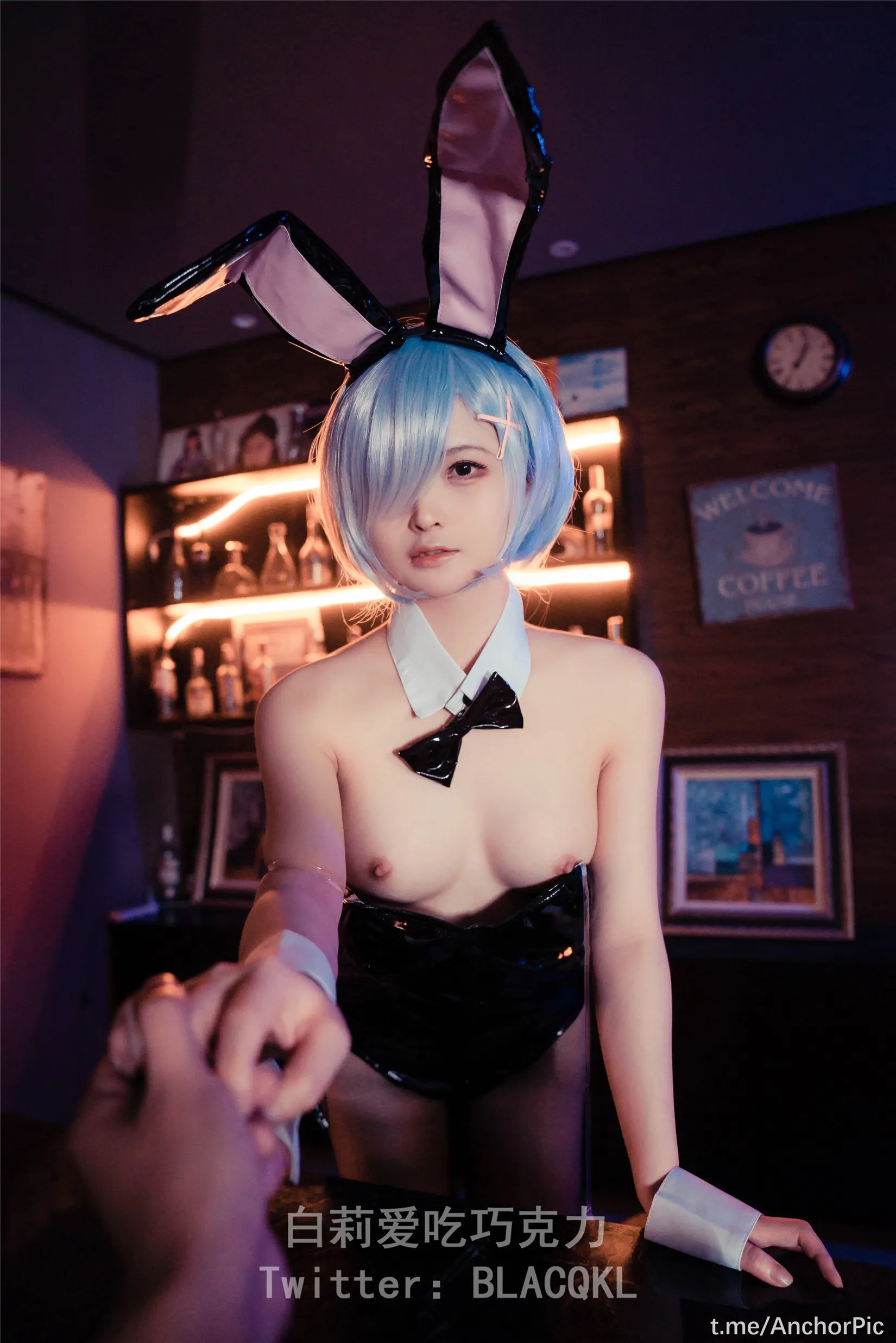 白莉爱吃巧克力蕾姆兔女郎71P0625独家发布