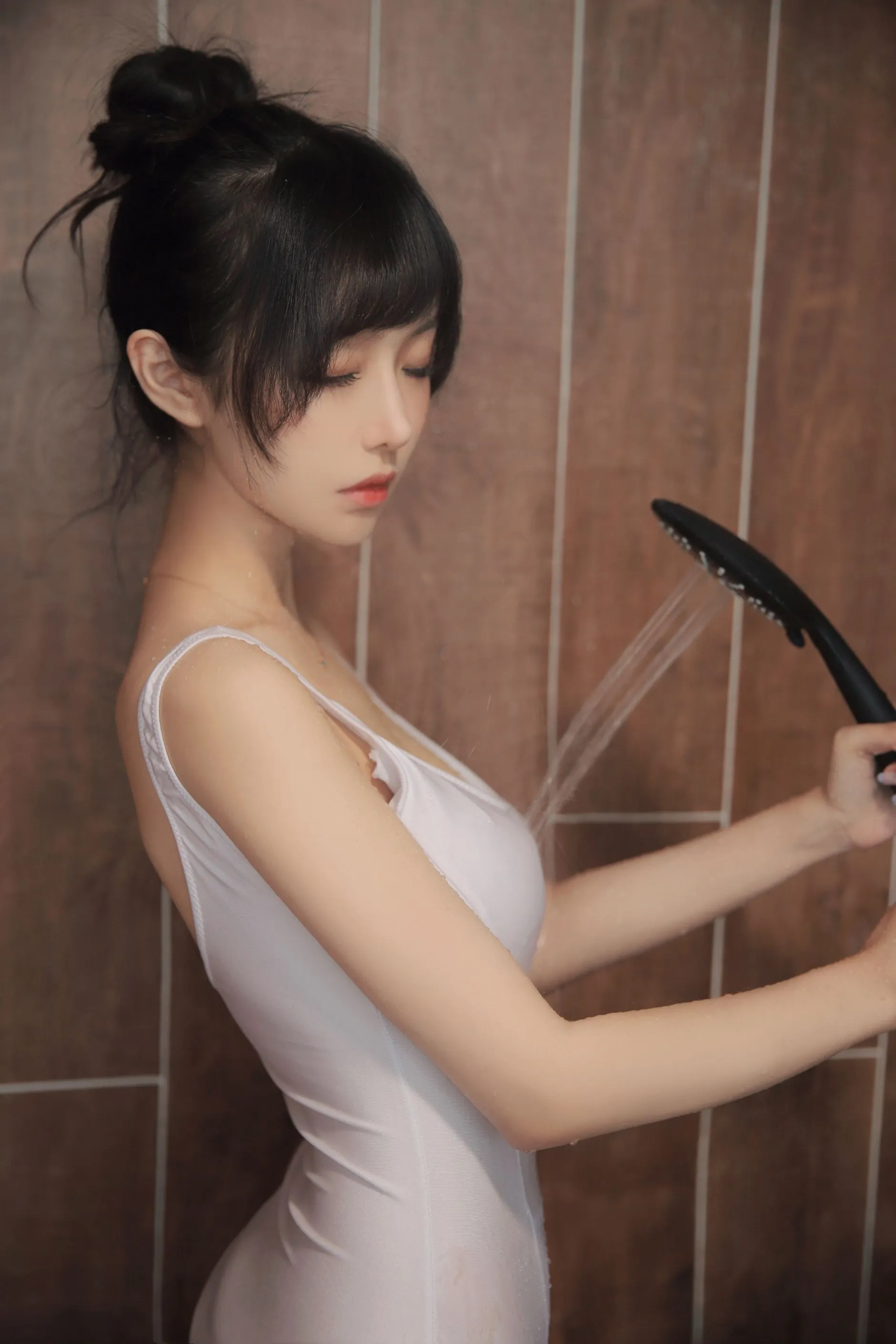 Shika小鹿鹿半透浴室22P51MB0613网红写真