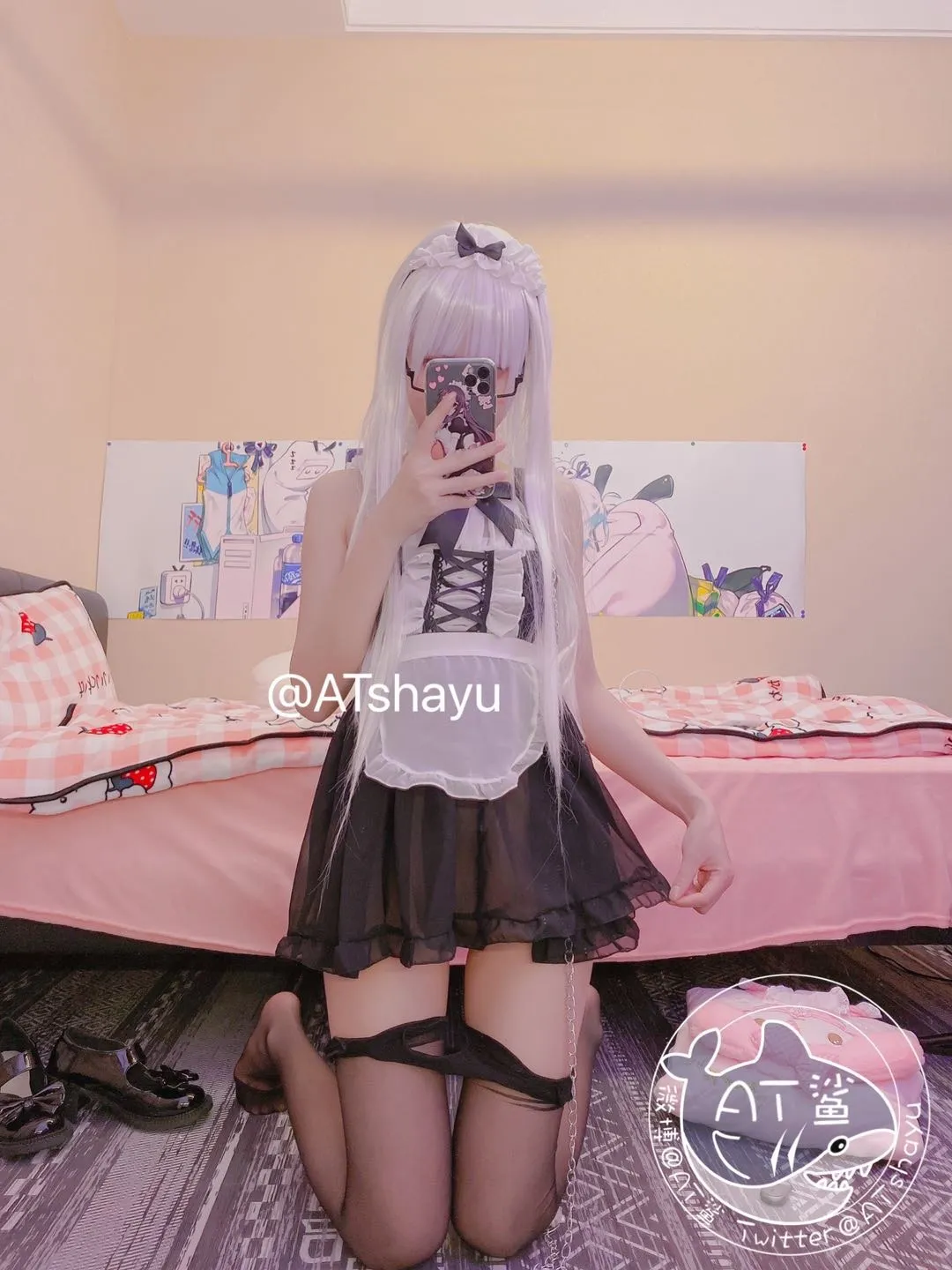 AT鲨女仆开档袜43P8MB0201精华合集