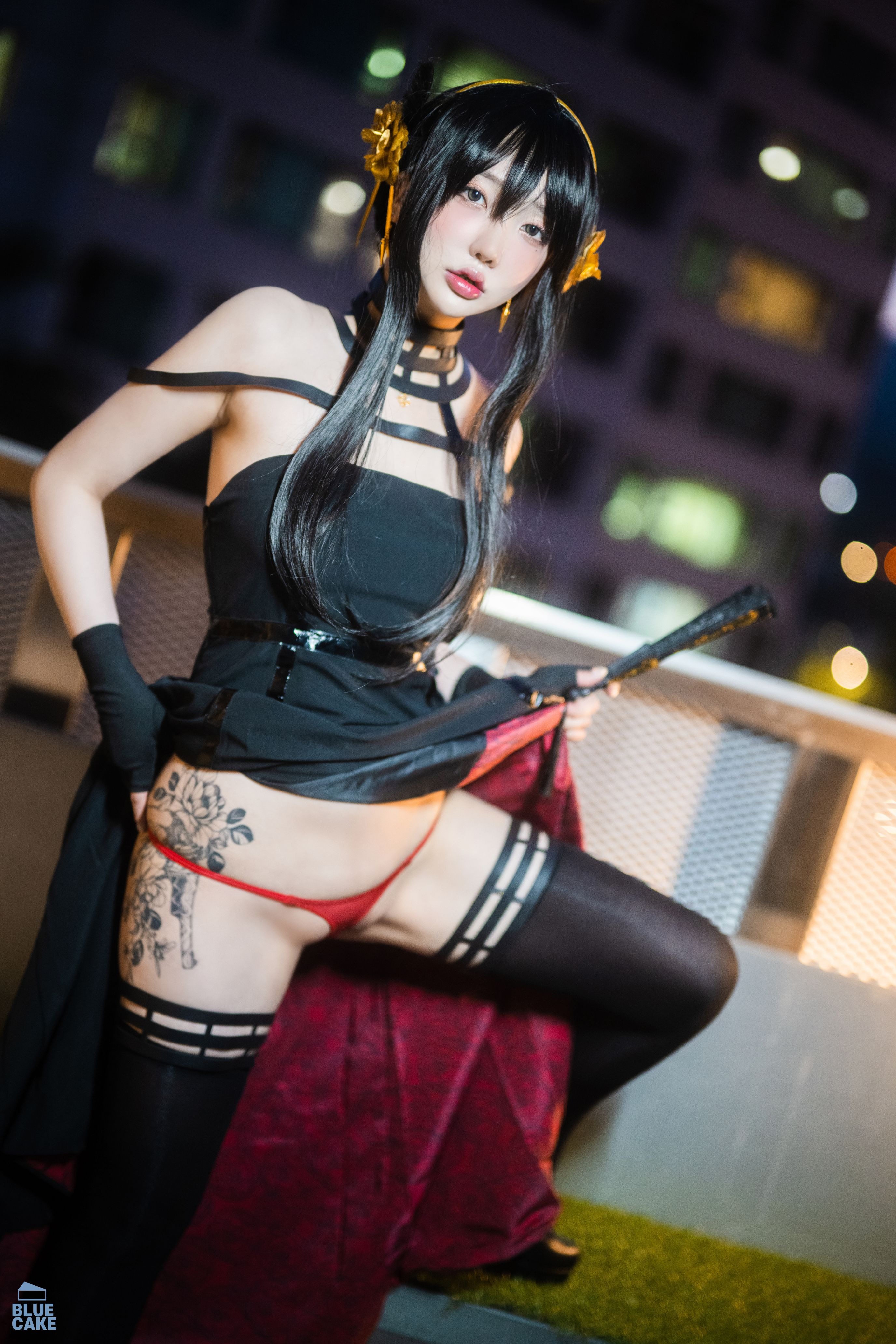 YeEun_BlackRose_RED043精选
