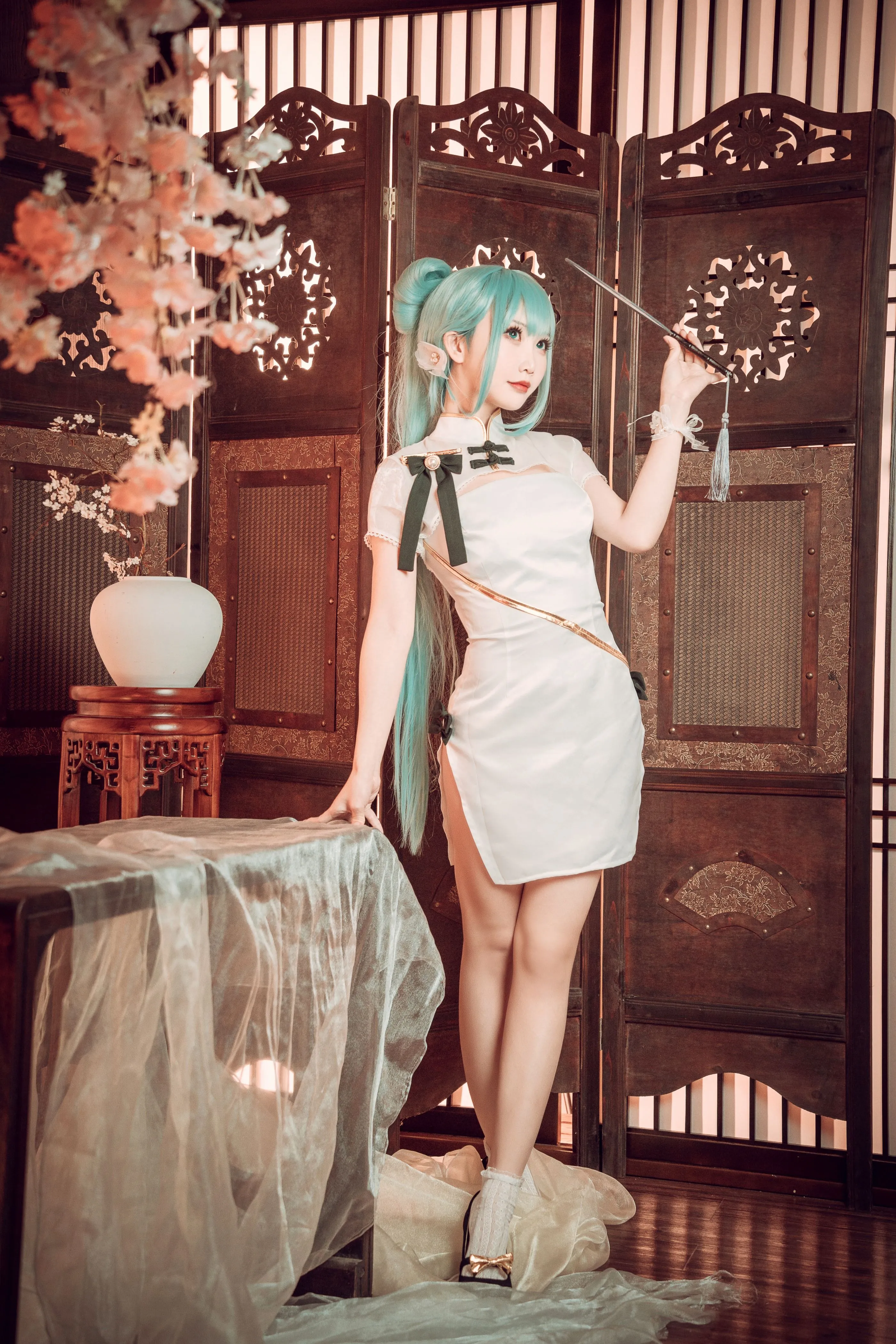 面饼仙儿初音旗袍28P514MB热门写真