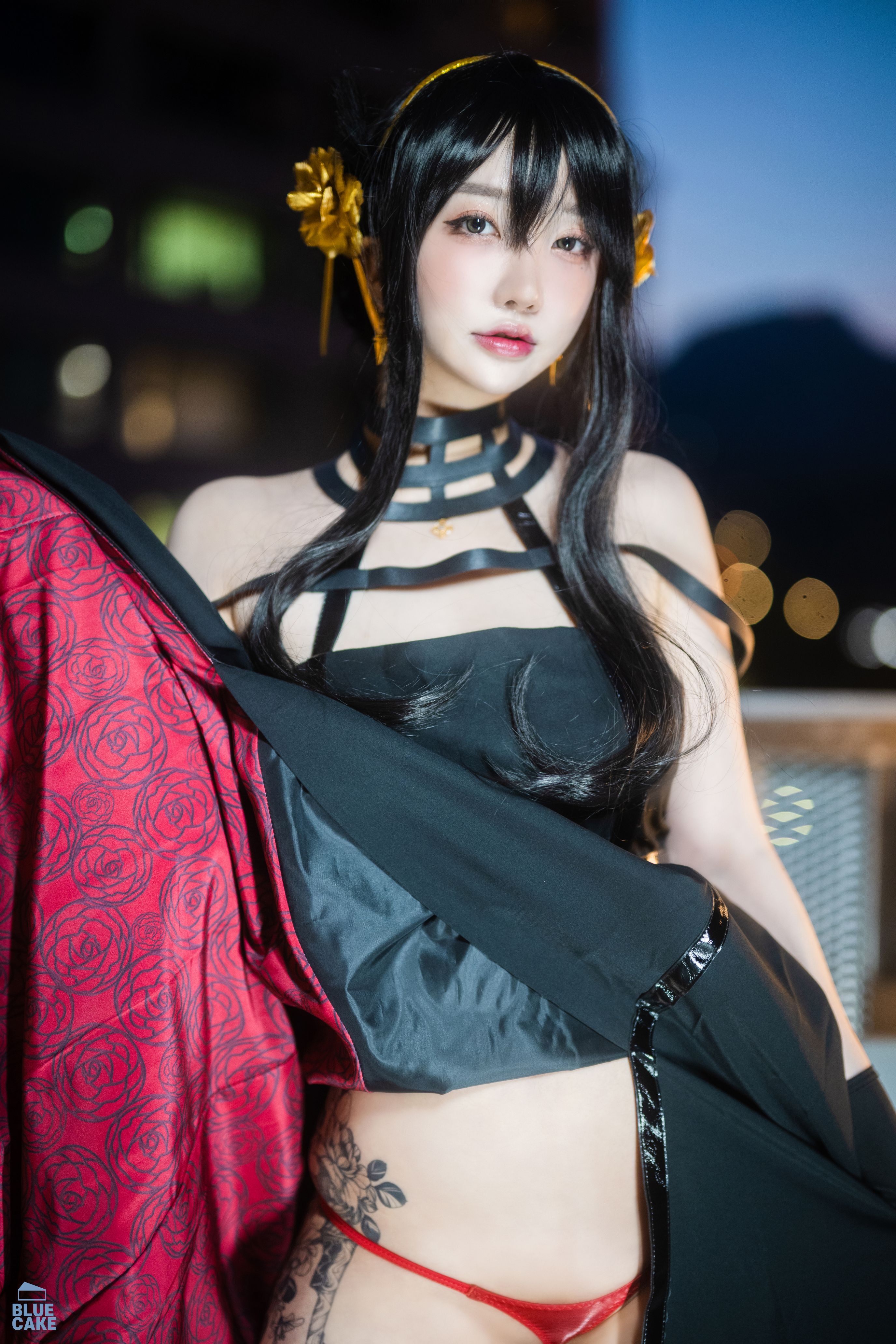YeEun_BlackRose_RED043精选