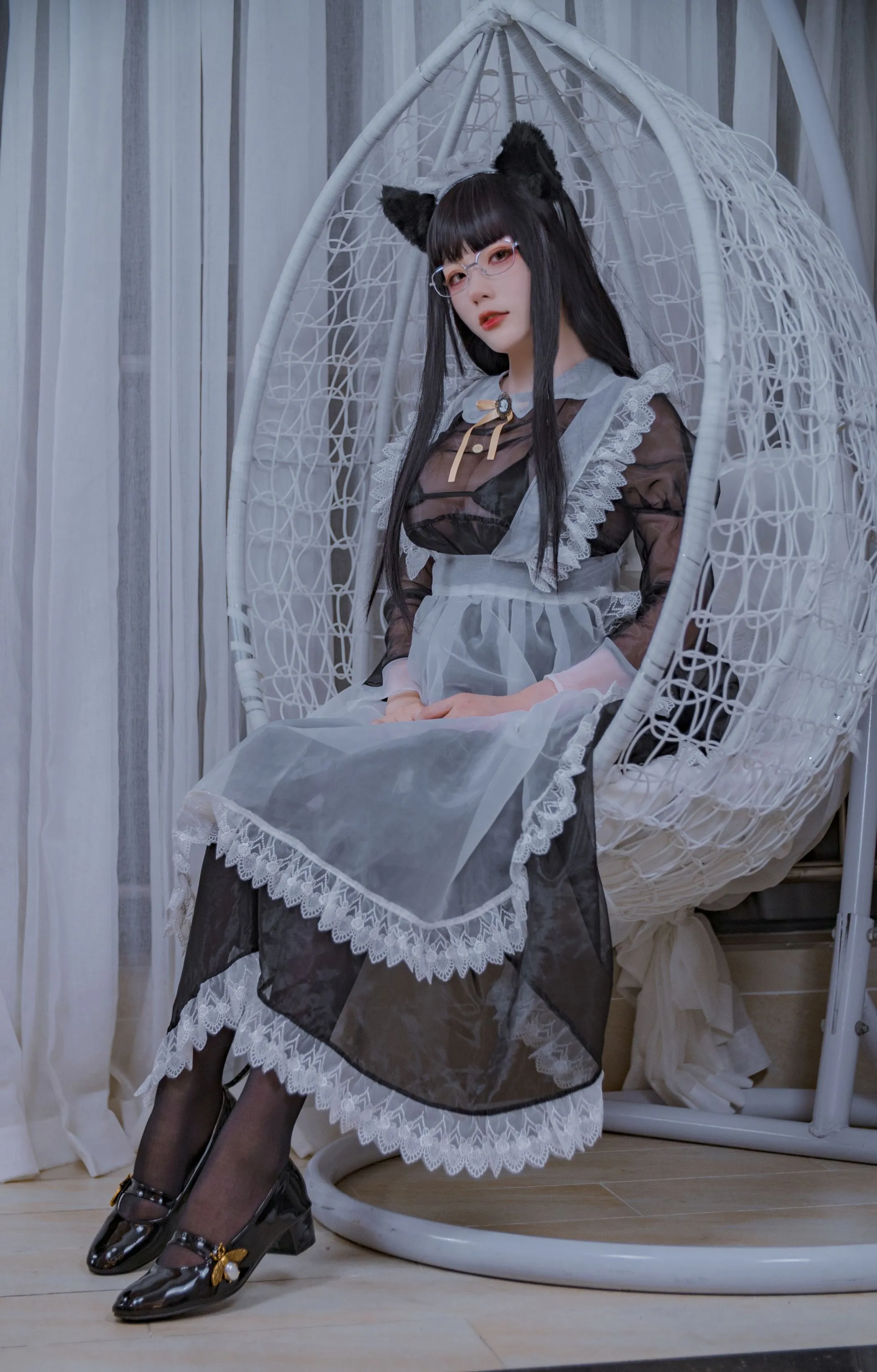 NO003黑色透明女仆54P598MB0913福利资源