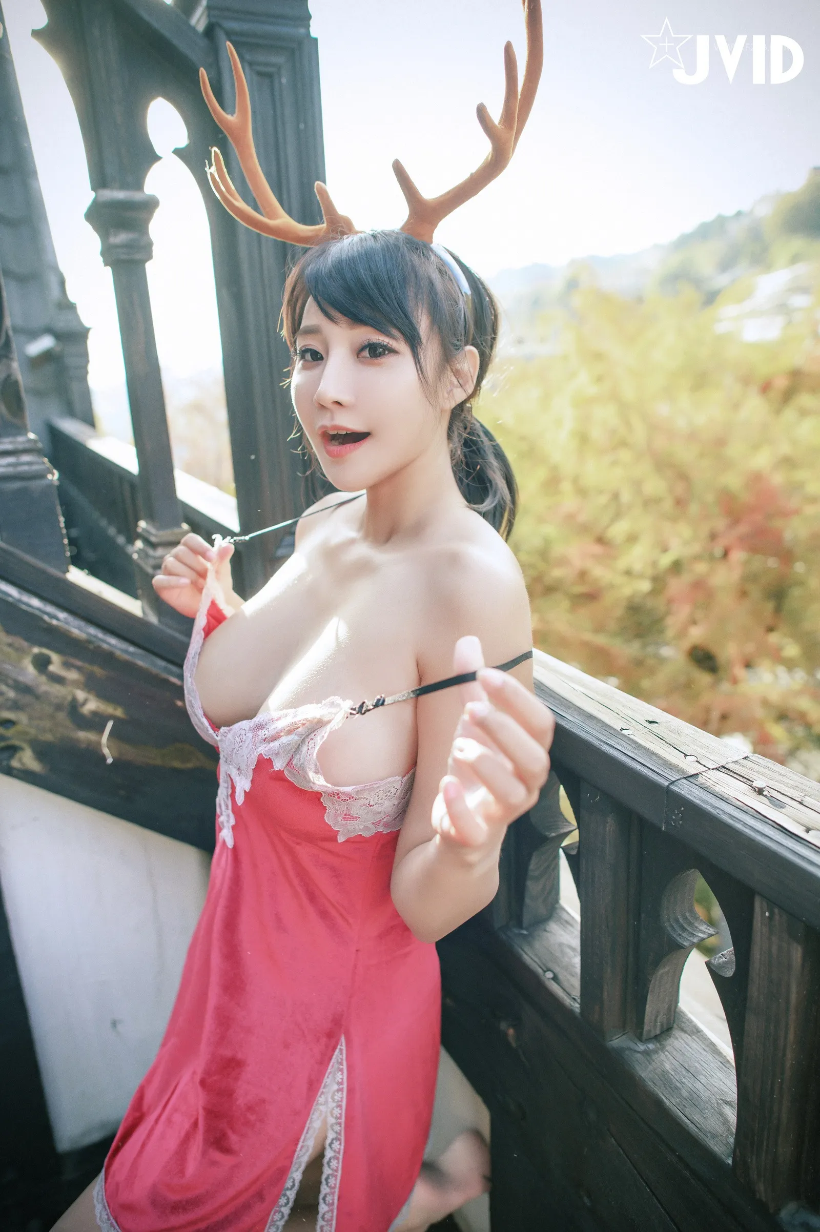 JVID乐乐鹿角女孩的报恩161P02134K图集