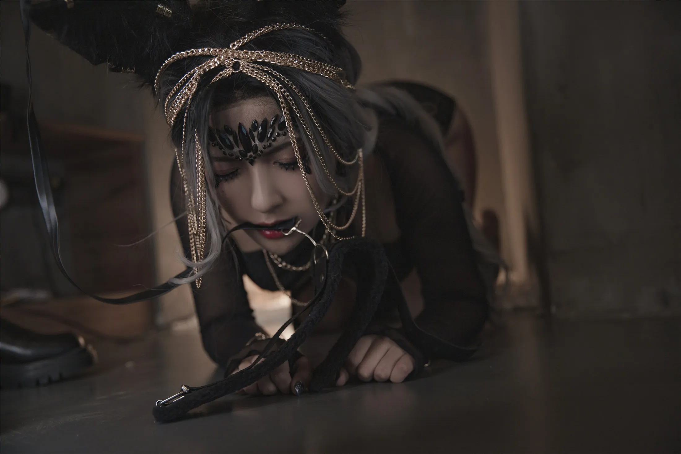 洛璃LoLiSAMA狼少女狼女的调教130P0306精选