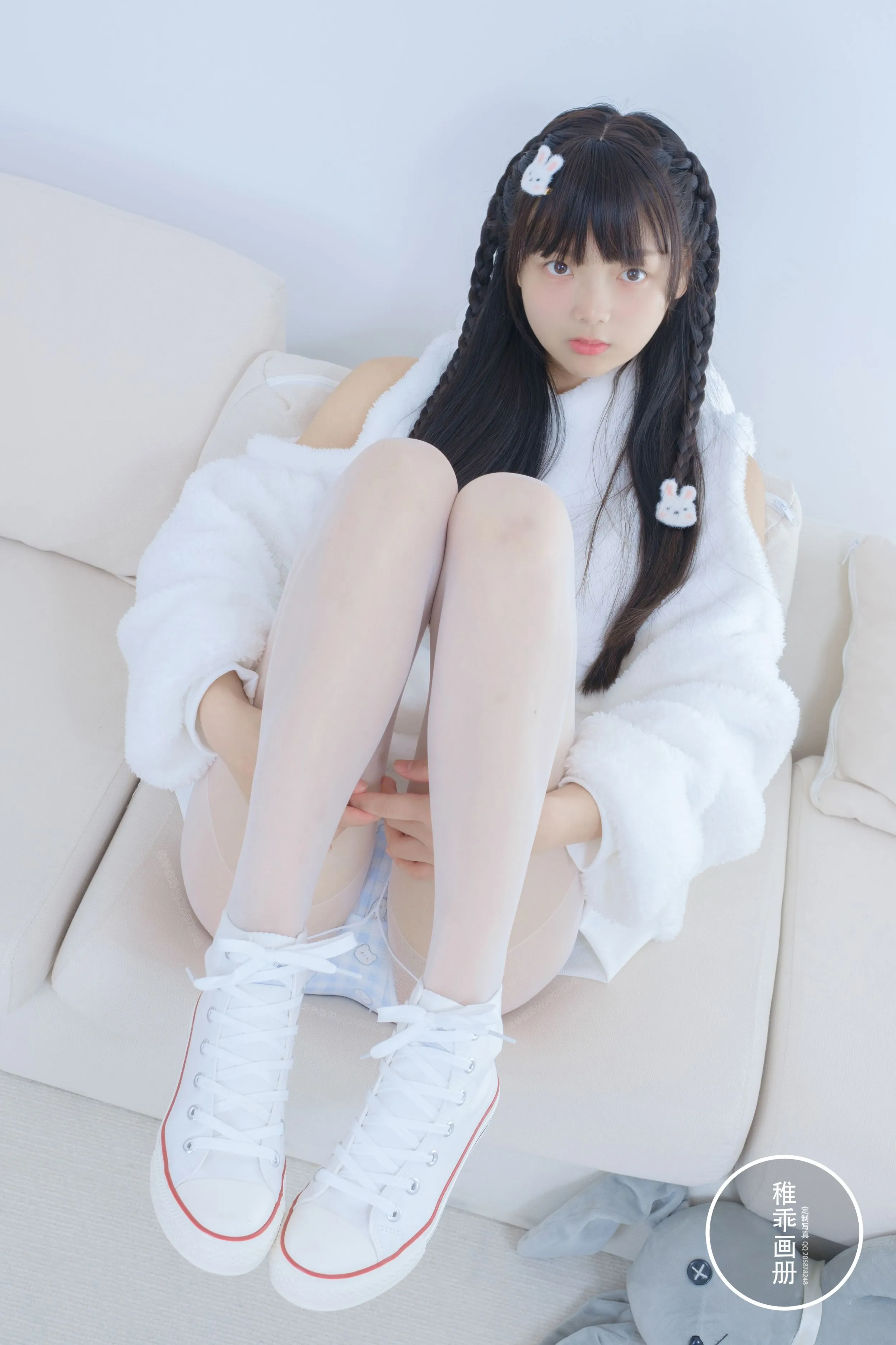 稚乖画册晴空10夜夜白丝双马尾80P1V185GB1016全集