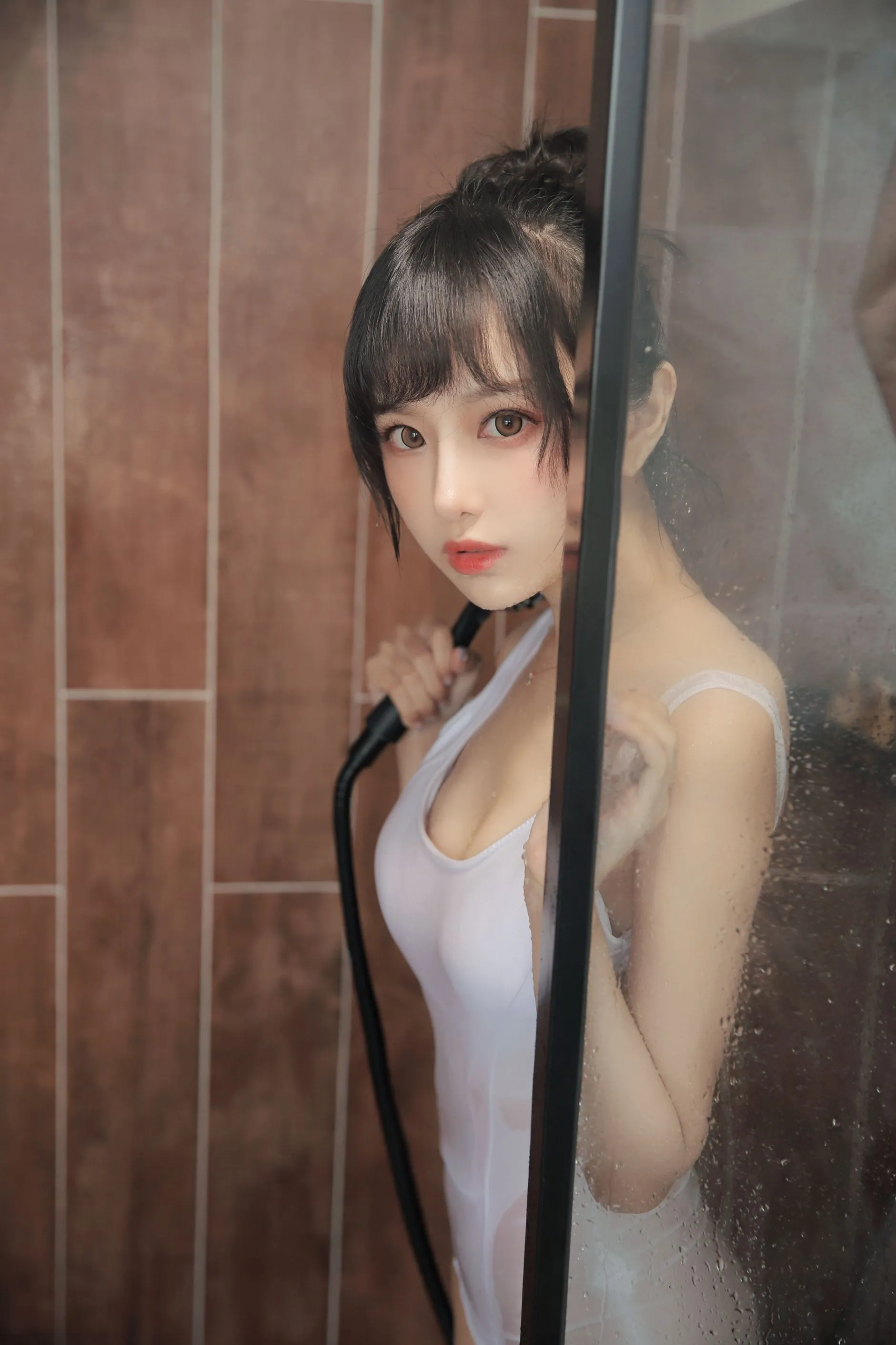 Shika小鹿鹿半透浴室22P51MB0613网红写真