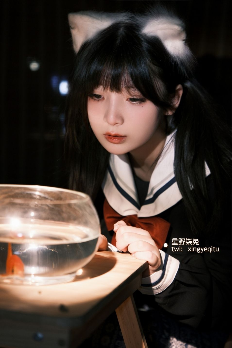 星野柒兔放课后的吔鱼少女59P1V417MB放学少女主题cos59张1视频417MB完整合集