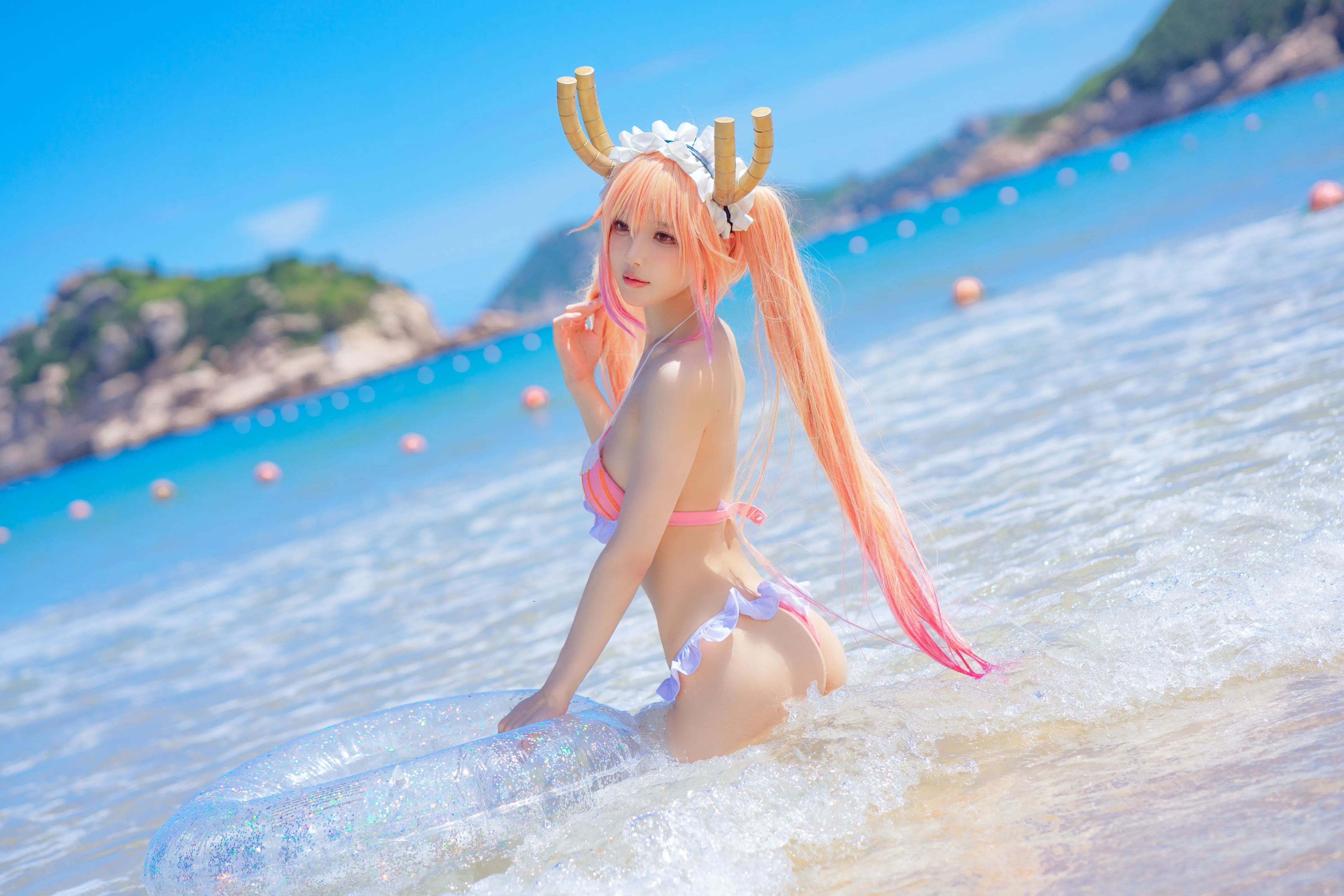 阿包也是兔娘10月舰长图龙女仆泳装23P507MB原版写真
