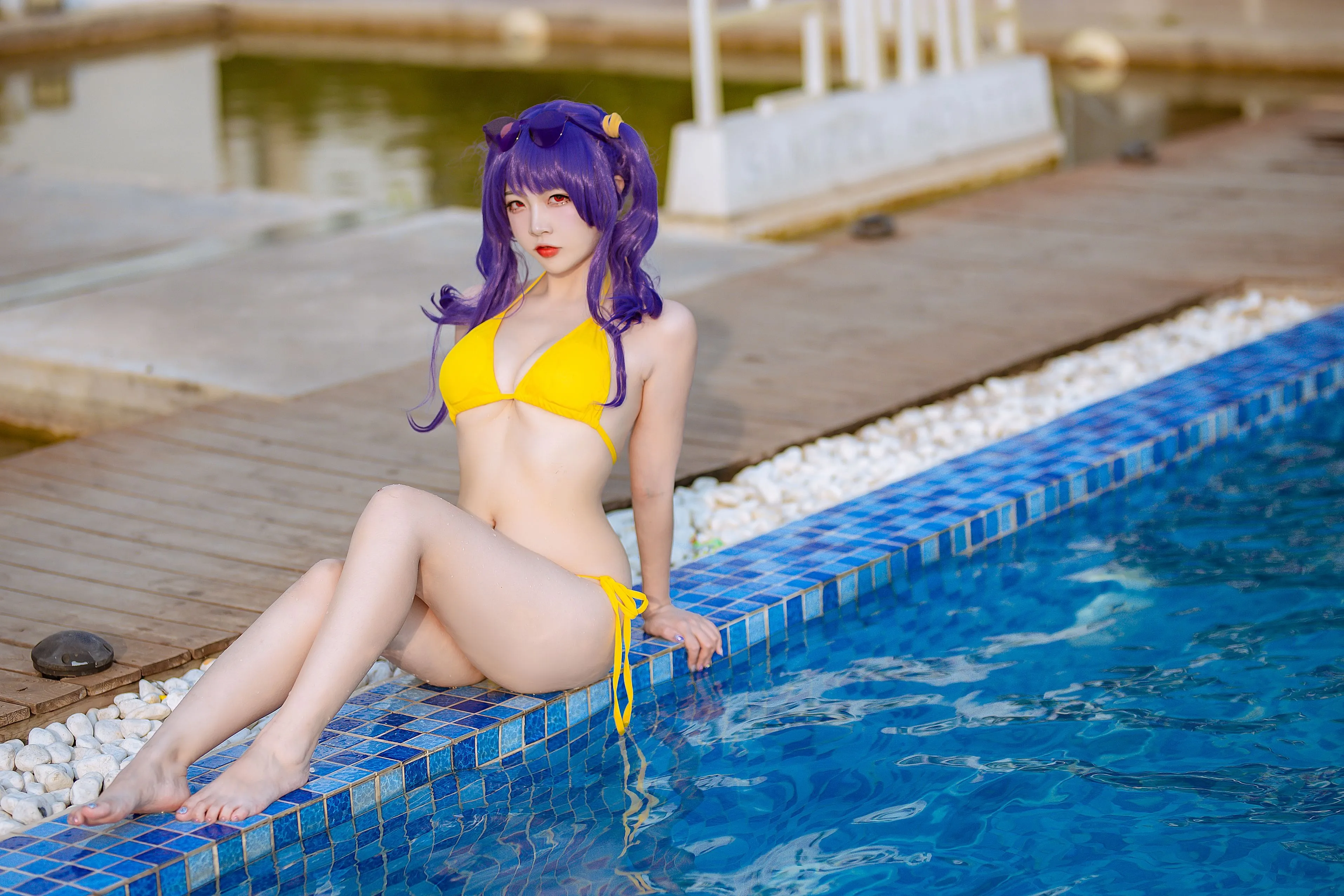 二佐Nisa碧蓝波拉泳装20P364MB1222原版写真