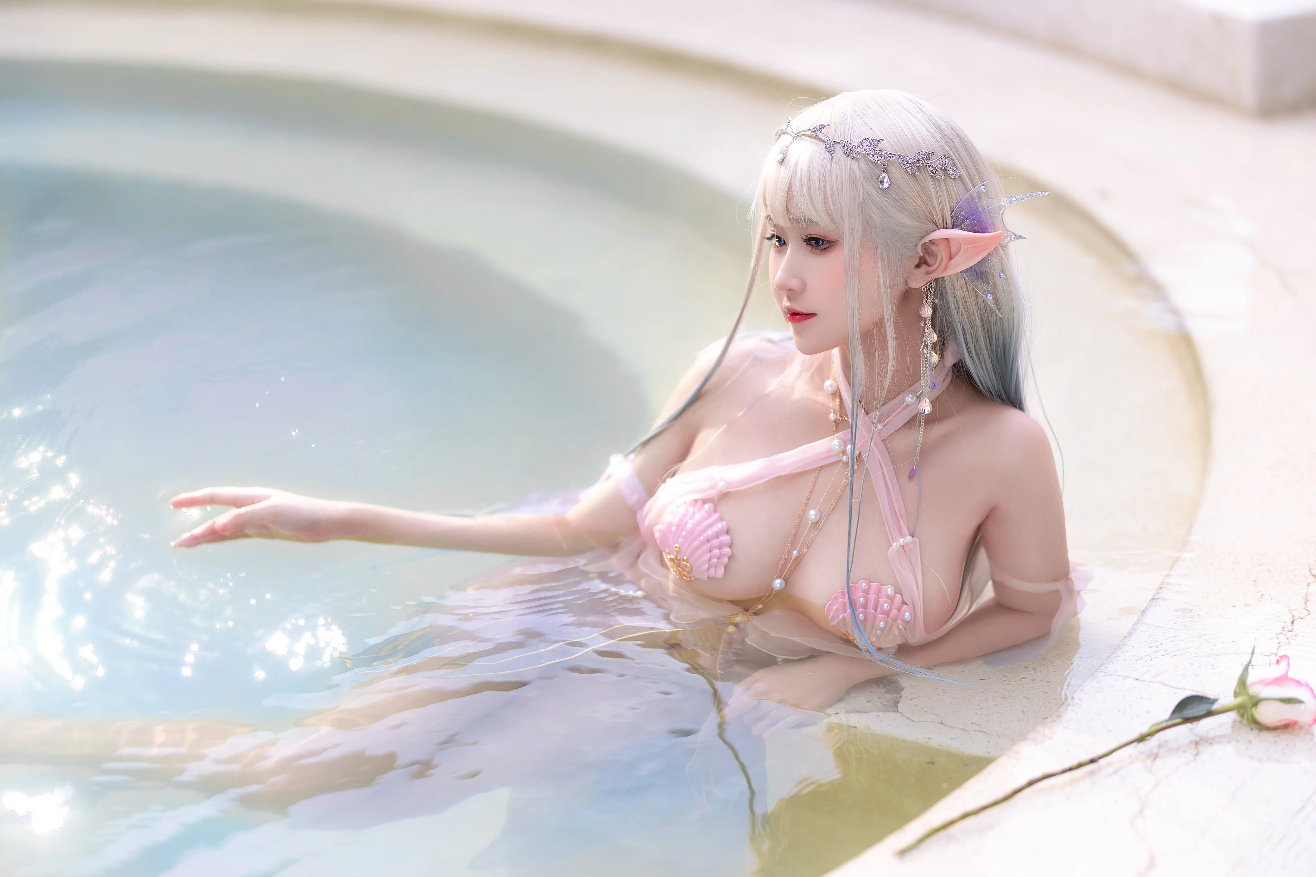 三度_69温泉美人鱼X贝壳精修版