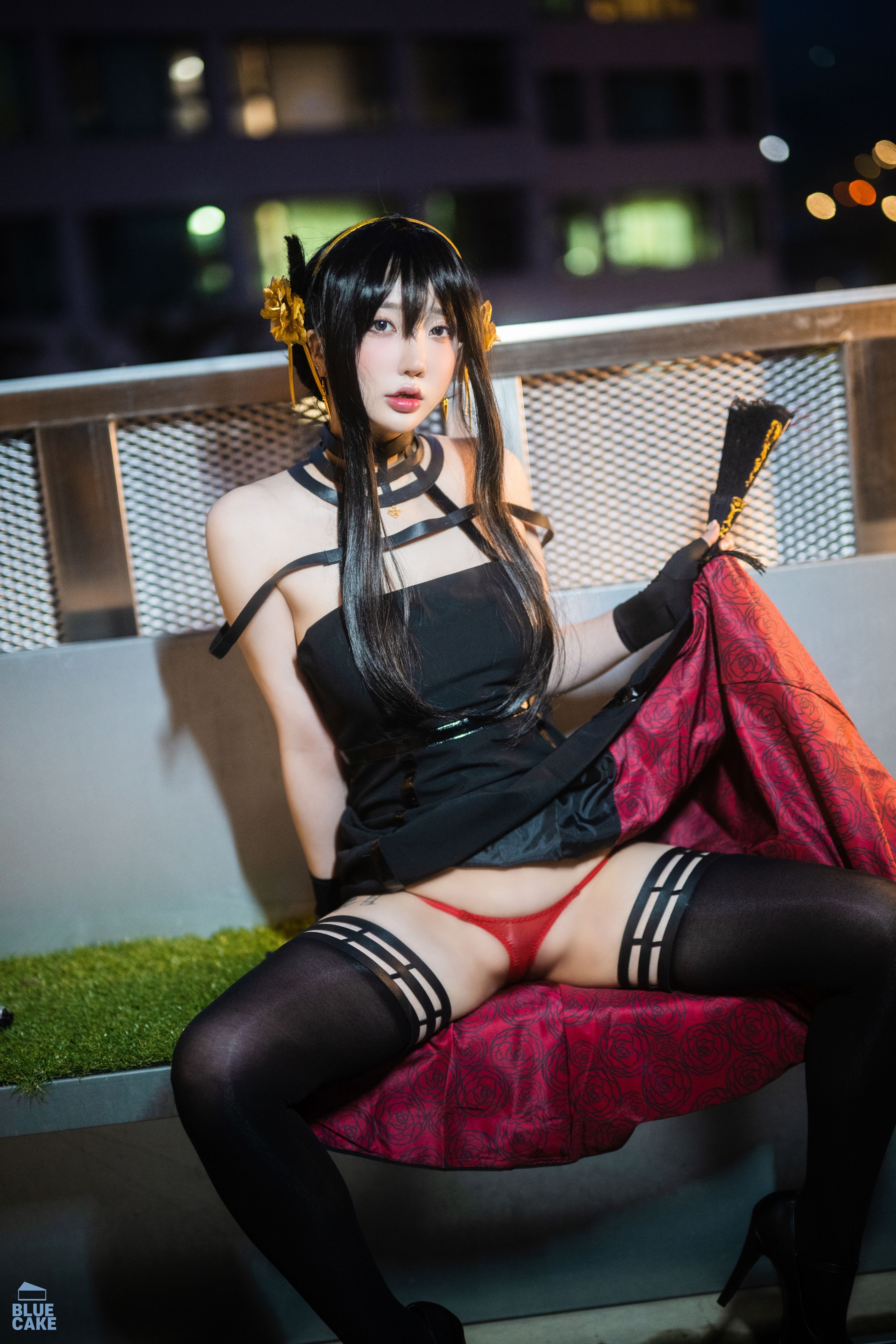 YeEun_BlackRose_RED043精选
