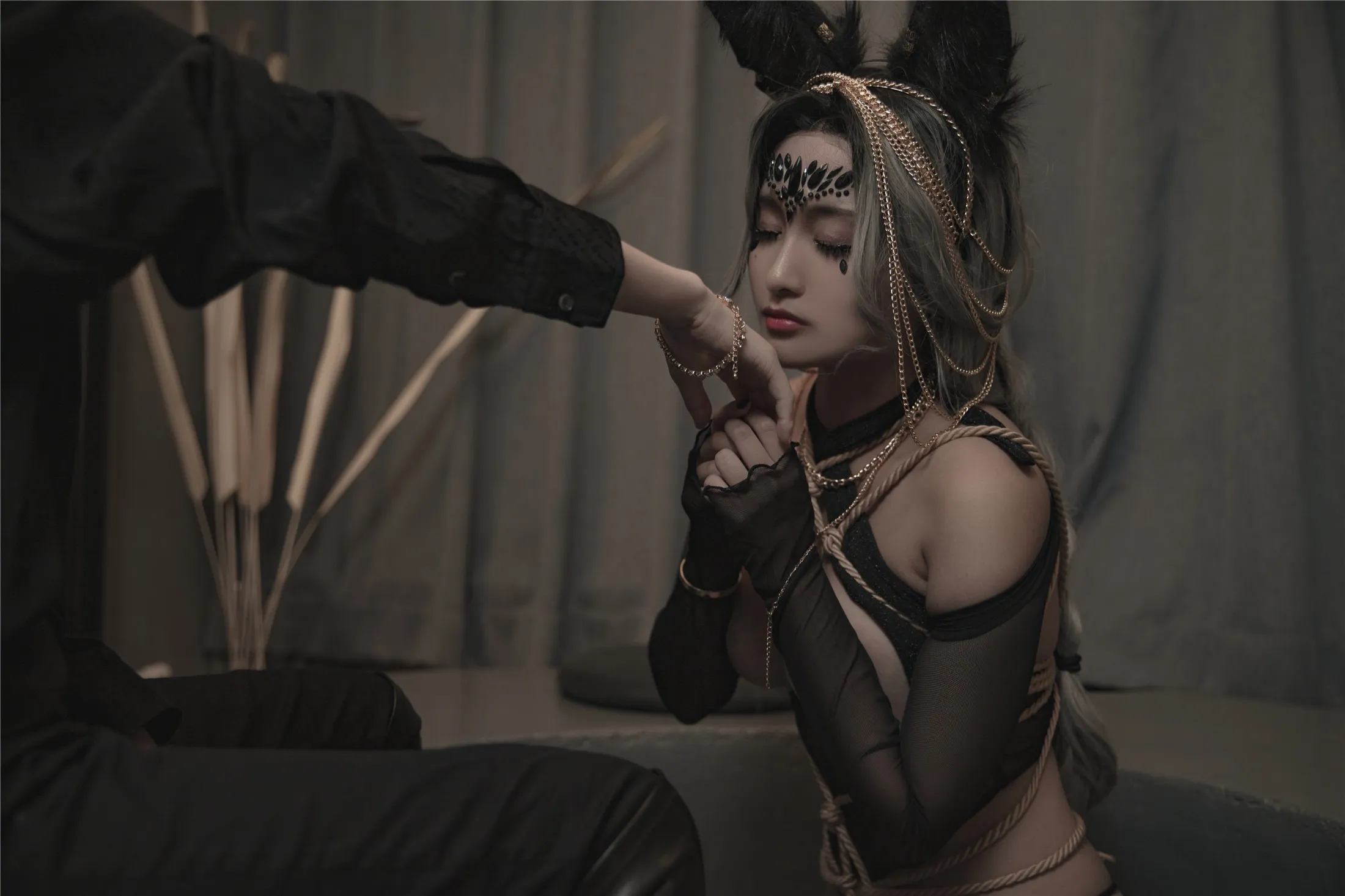 洛璃LoLiSAMA狼少女狼女的调教130P0306精选