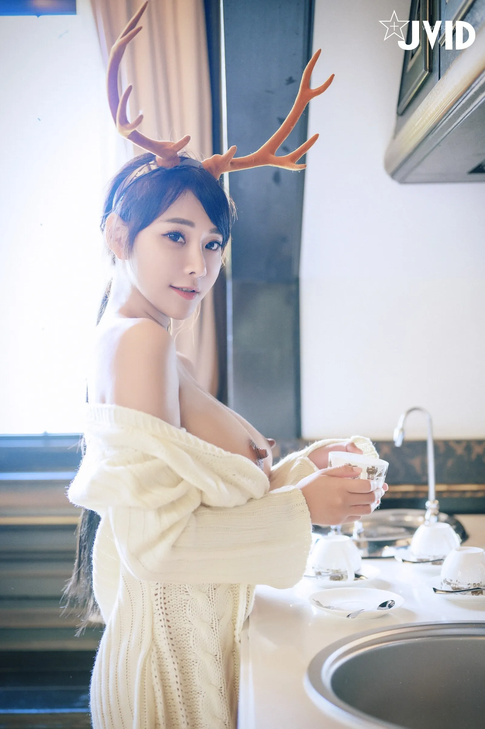 JVID乐乐鹿角女孩的报恩161P02134K图集