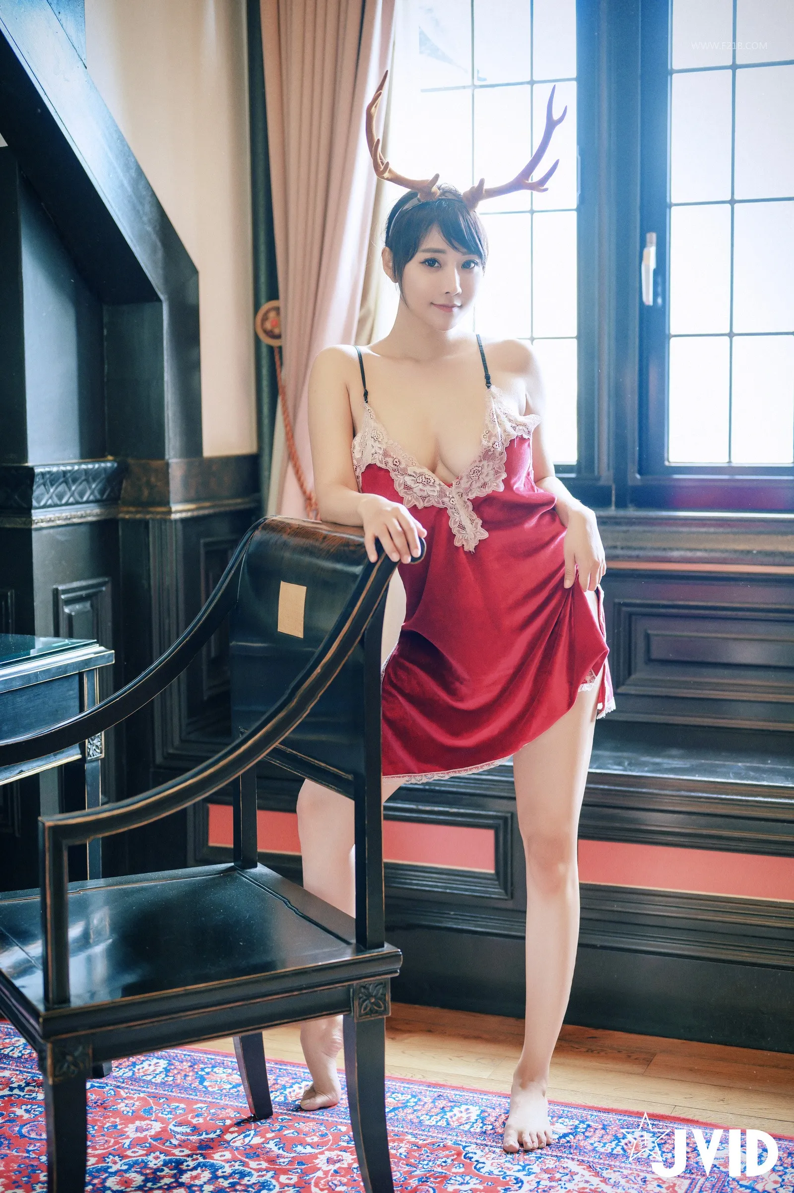 JVID乐乐鹿角女孩的报恩161P02134K图集