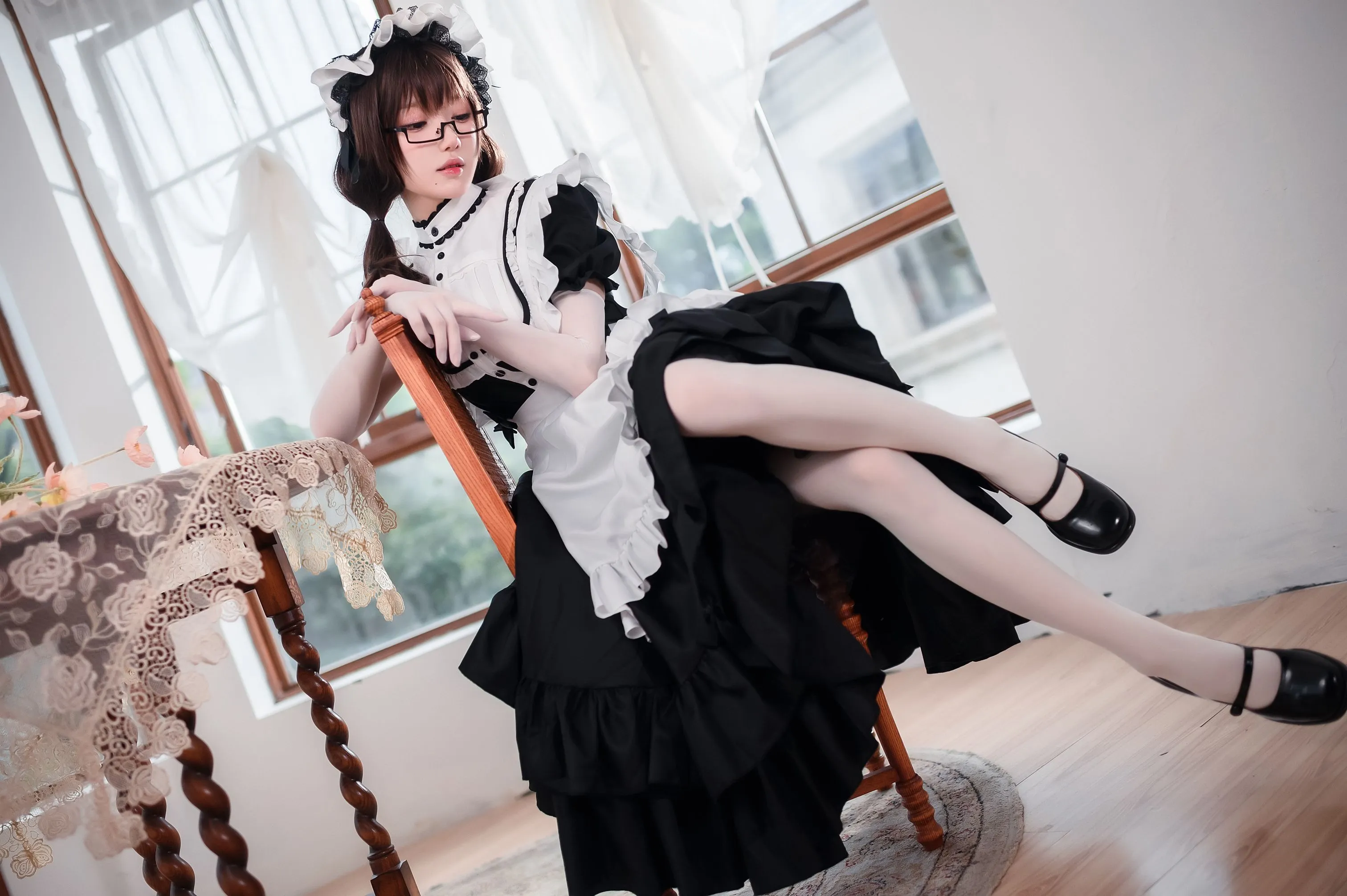 阿包也是兔娘传统长裙女仆47P509MB必看合集