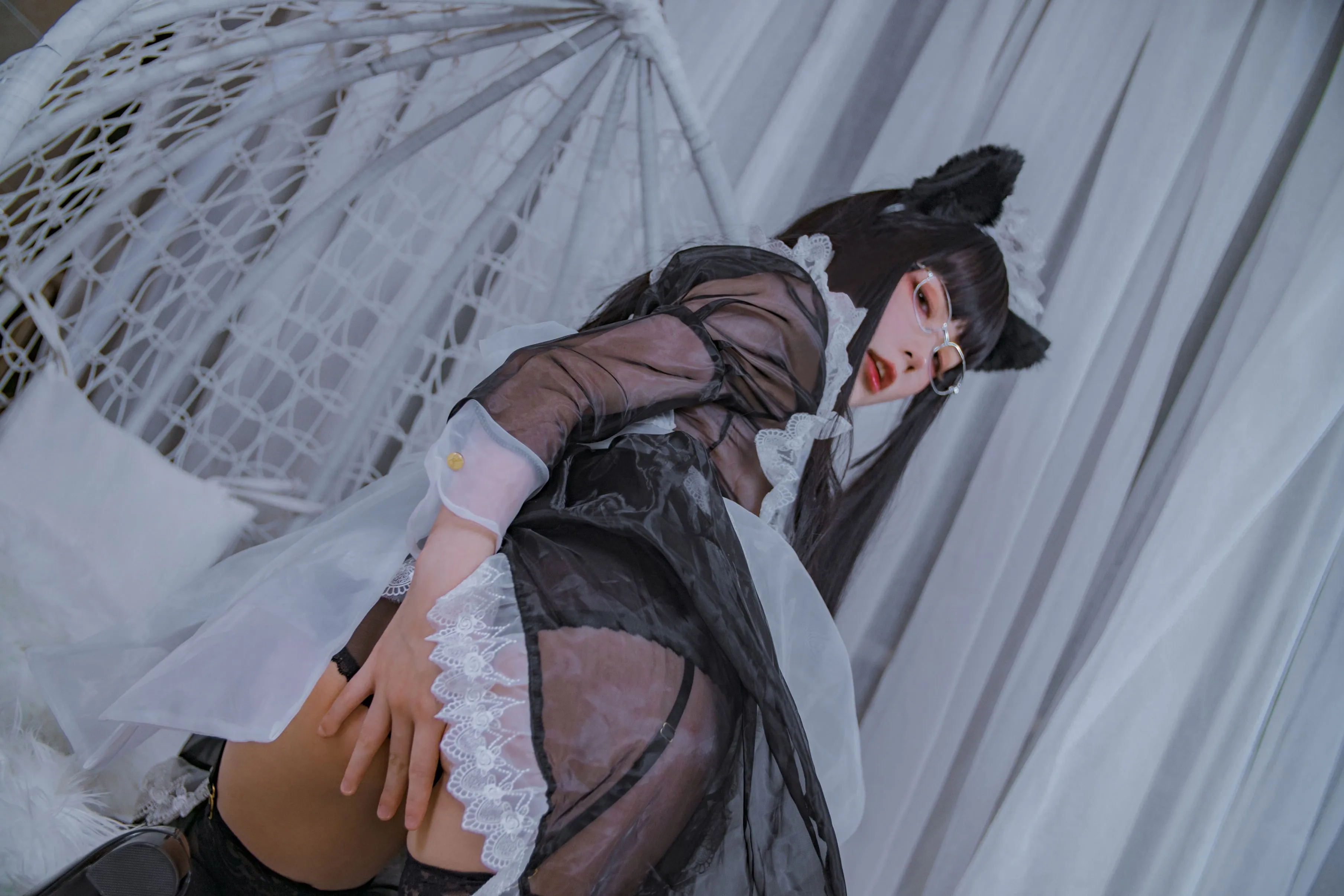 NO003黑色透明女仆54P598MB0913福利资源